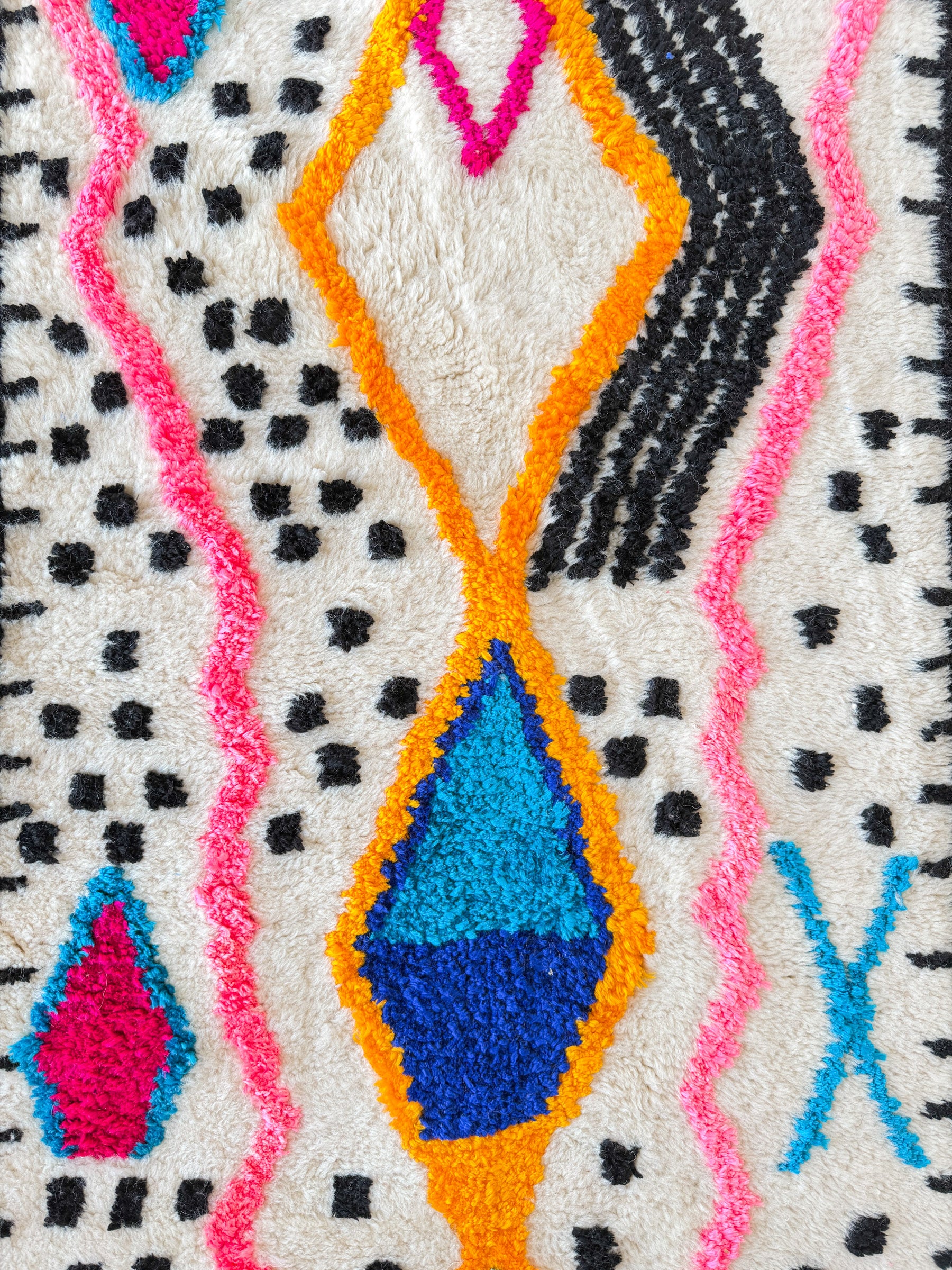 Tapis de couloir berbère coloré 80 x 250 cm - n°2323