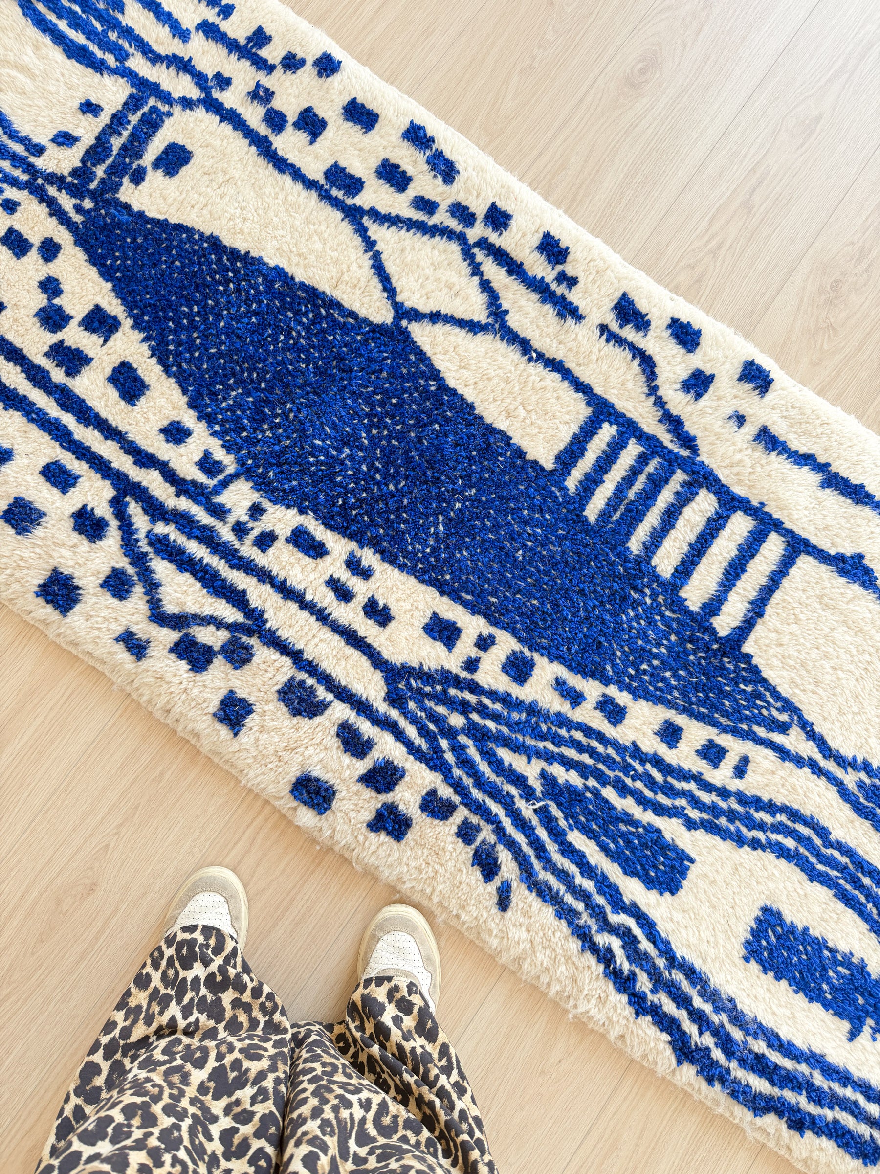 Tapis de couloir berbère coloré 88 x 263 cm - n°2267