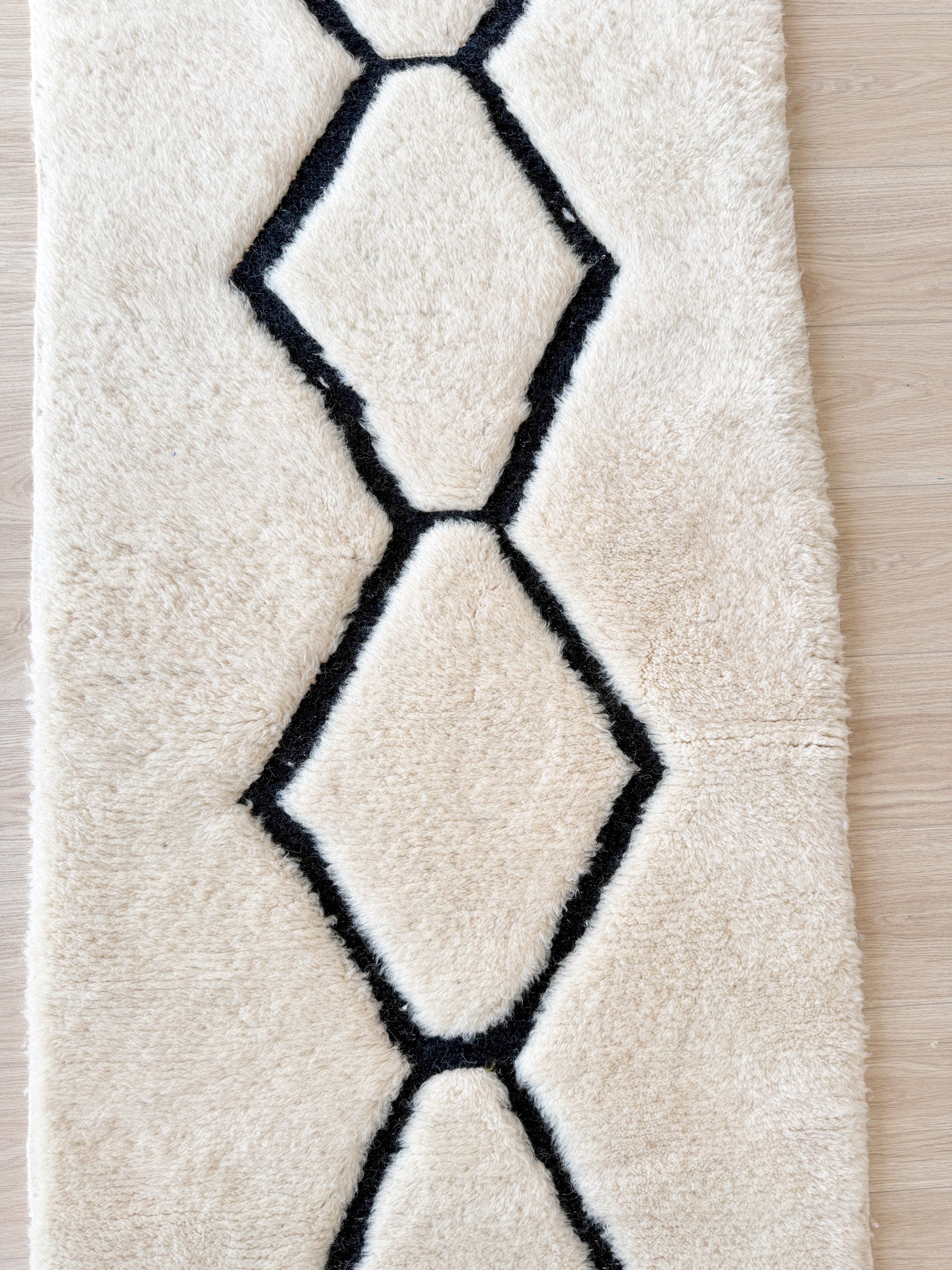 Tapis de couloir Beni Ouarain 88 x 275 cm - n°2343