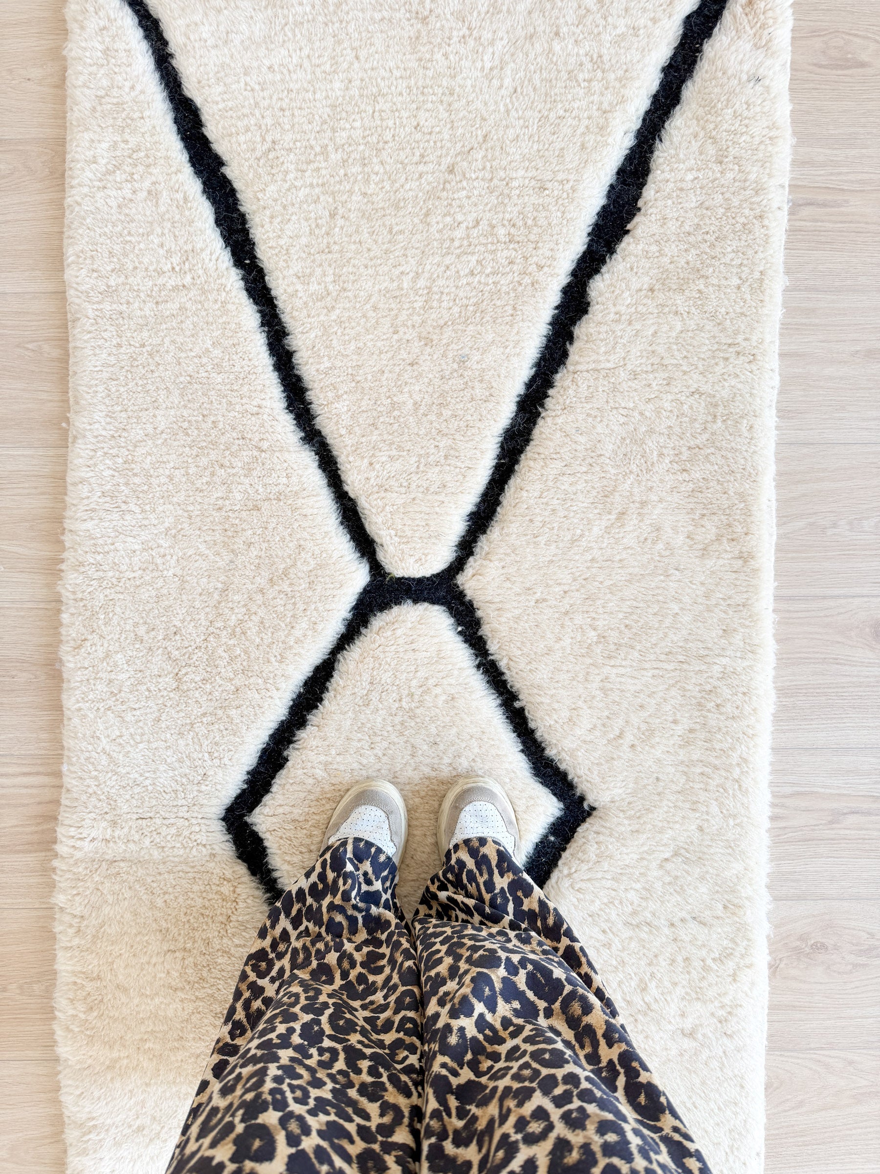 Tapis de couloir Beni Ouarain 88 x 275 cm - n°2343