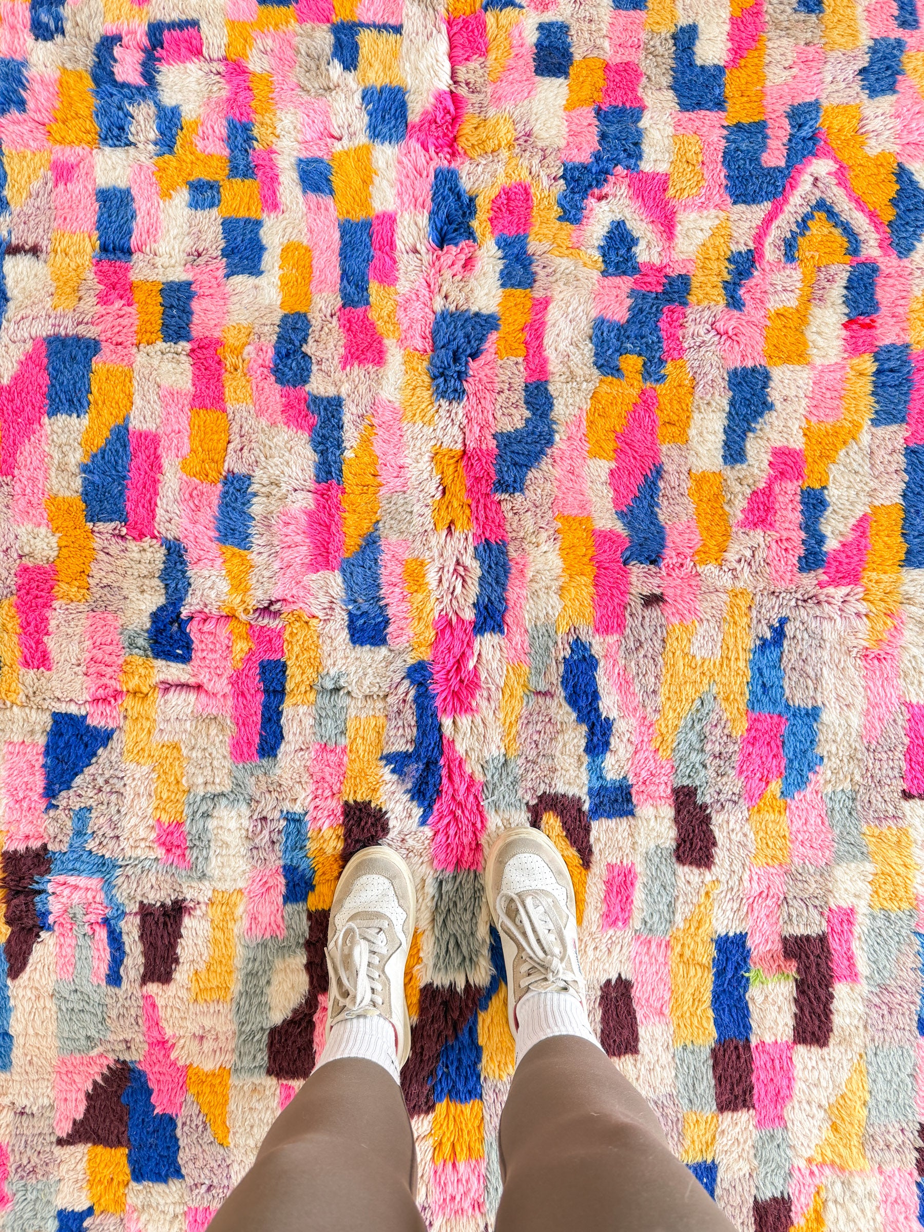 Tapis berbère coloré 149 x 286 cm - n°2354