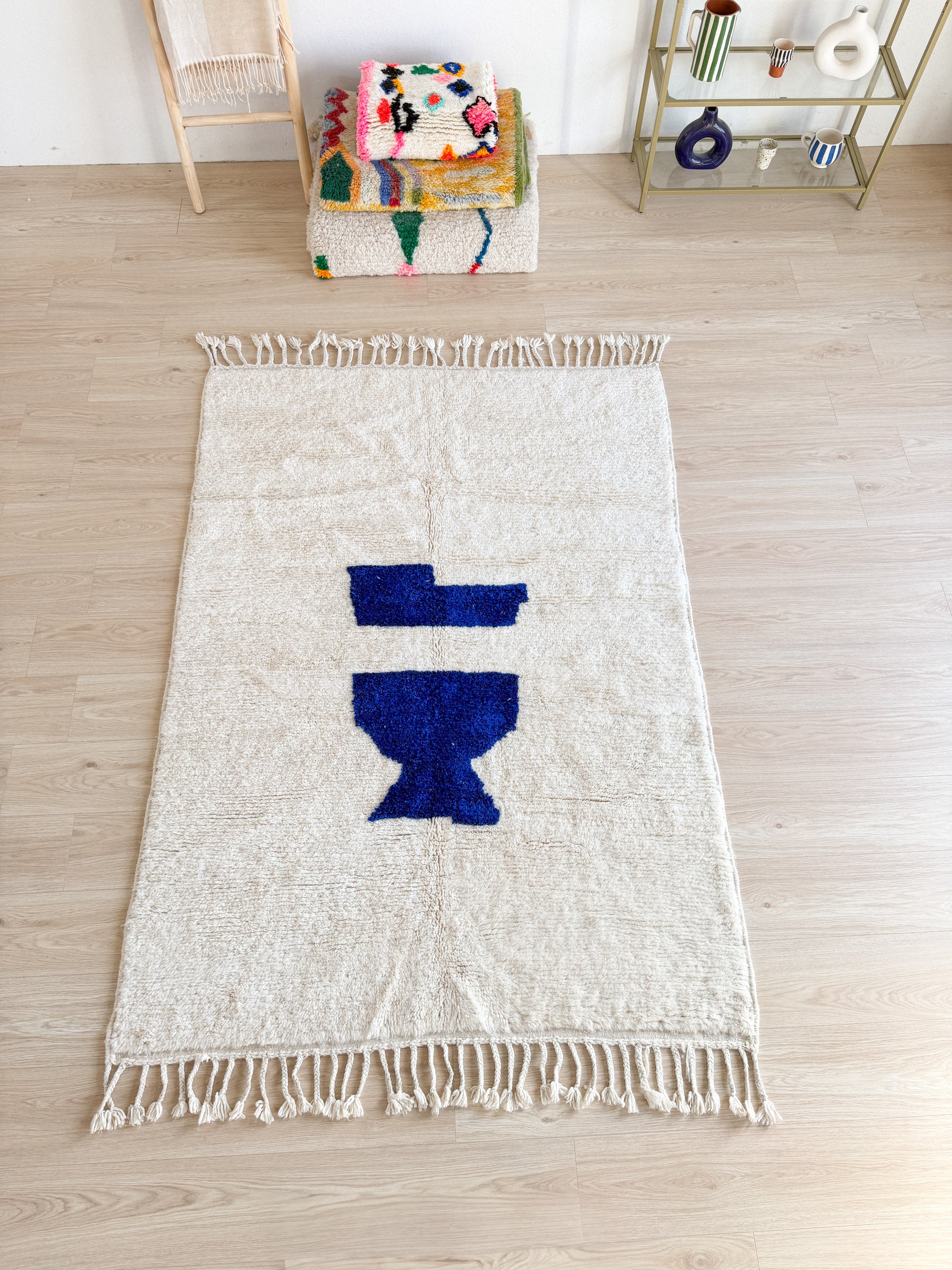 Tapis berbère coloré 147 x 226 cm - n°2466