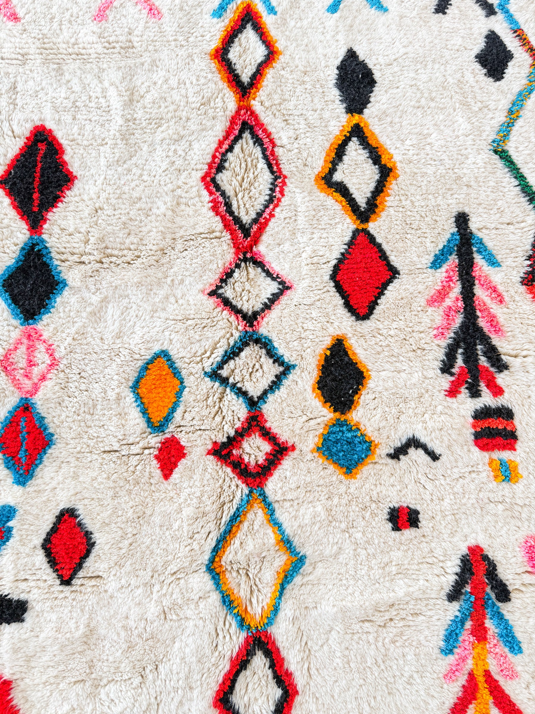 Tapis berbère coloré 146 x 207 cm - n°2377