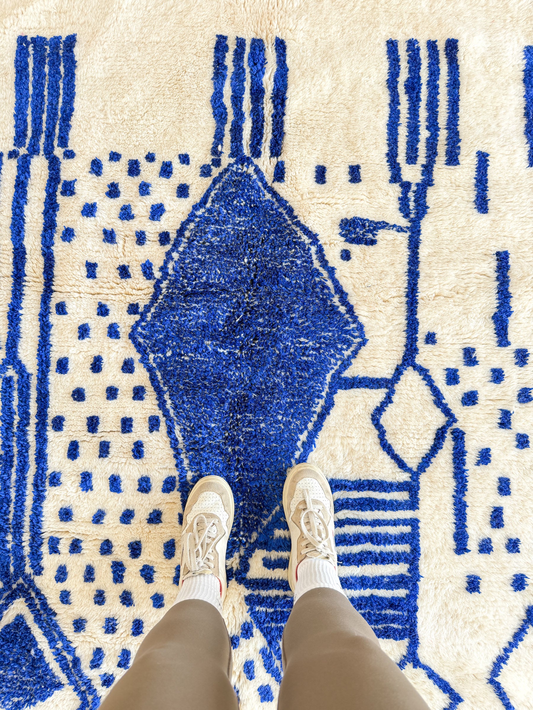 Tapis berbère coloré 147 x 224 cm - n°2424