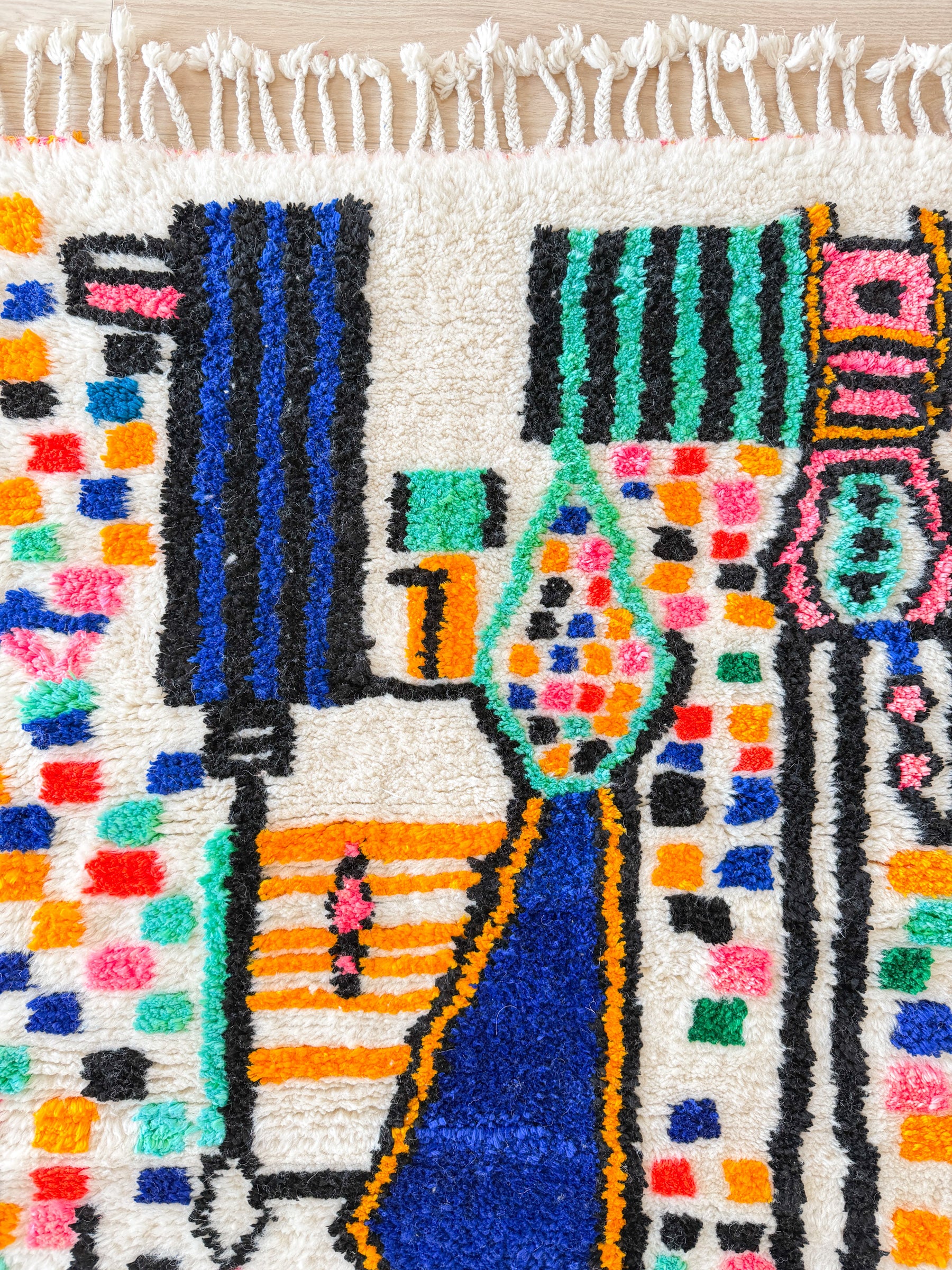 Tapis berbère coloré 102 x 171 cm - n°2467