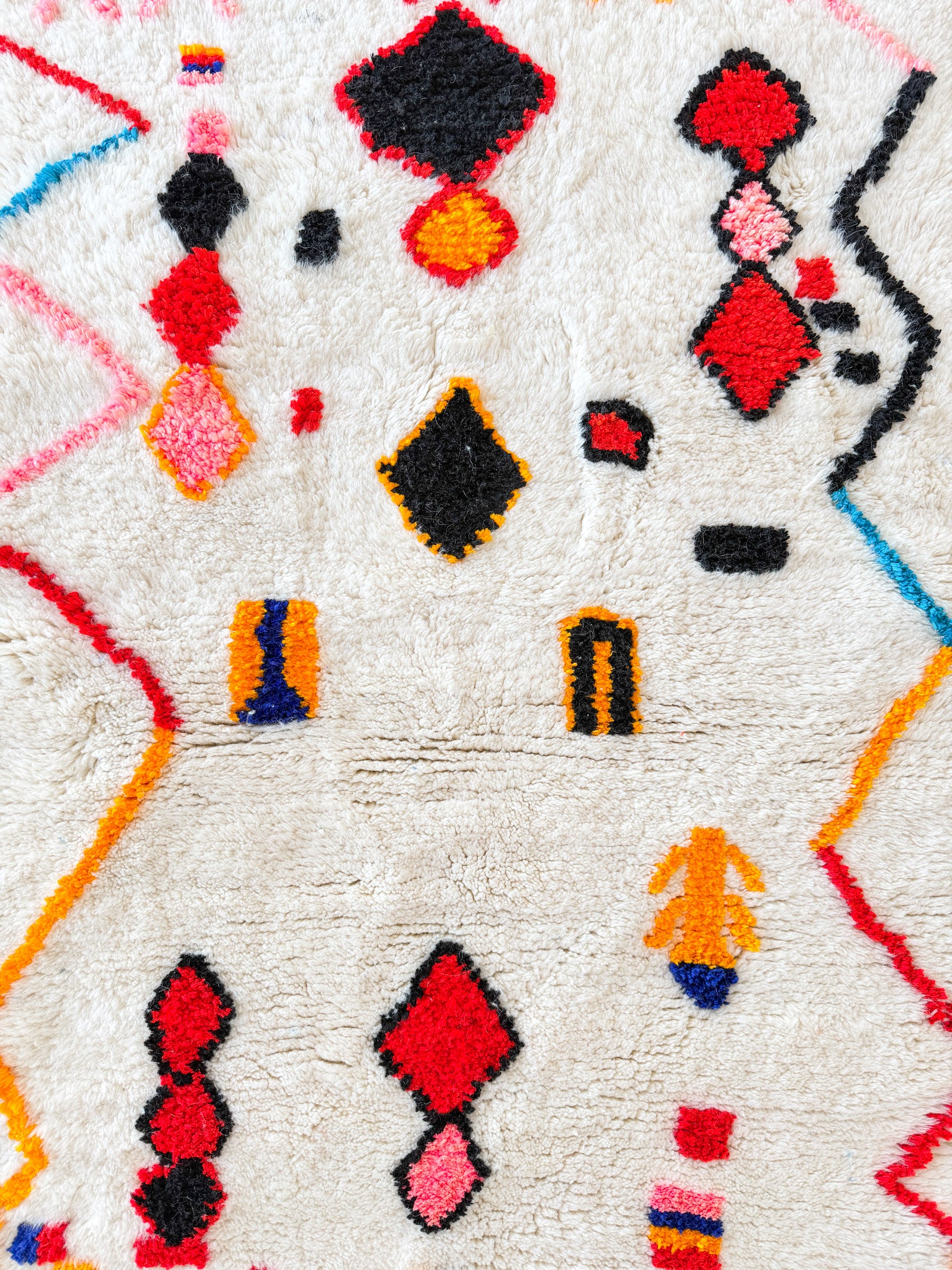 Tapis berbère coloré 101 x 172 cm - n°2429