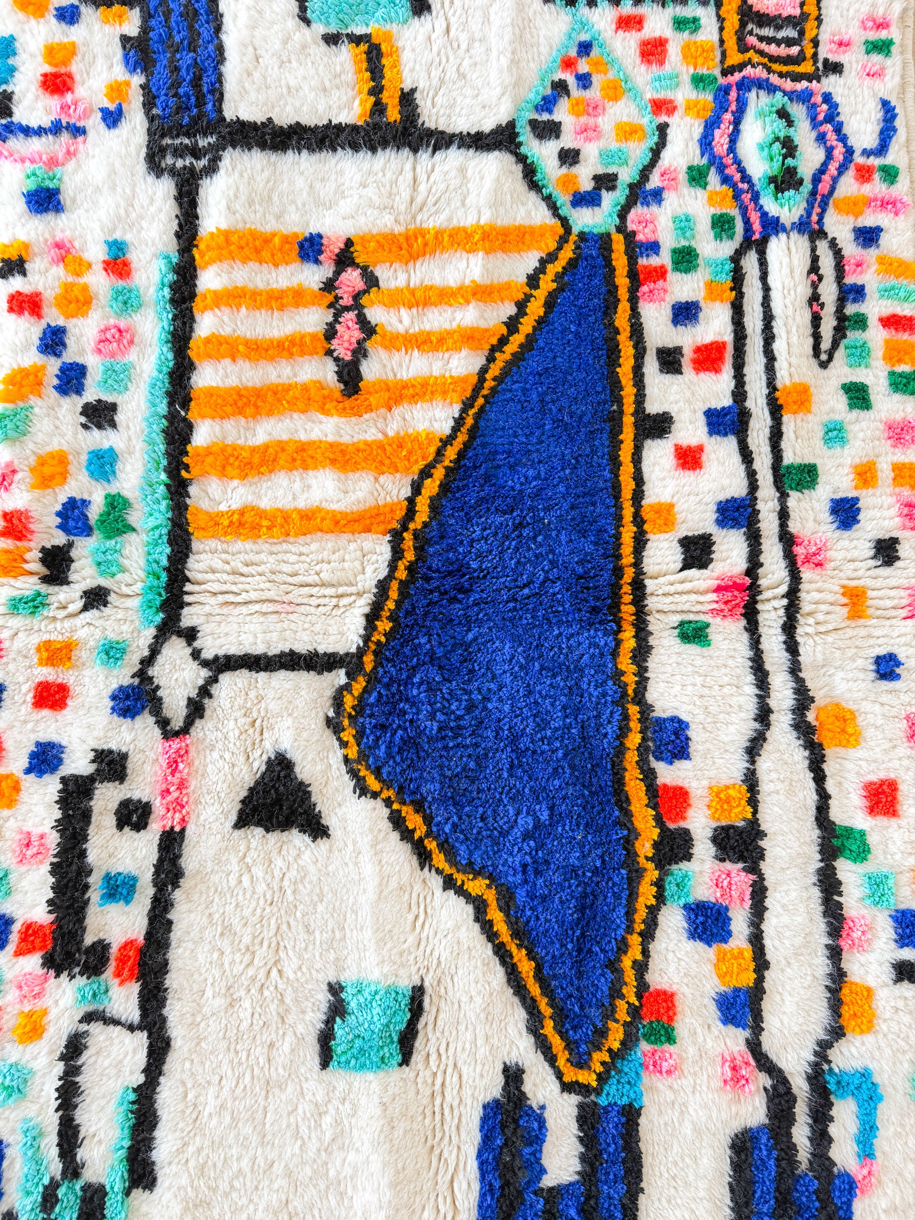 Tapis berbère coloré 99 x 171 cm - n°2403