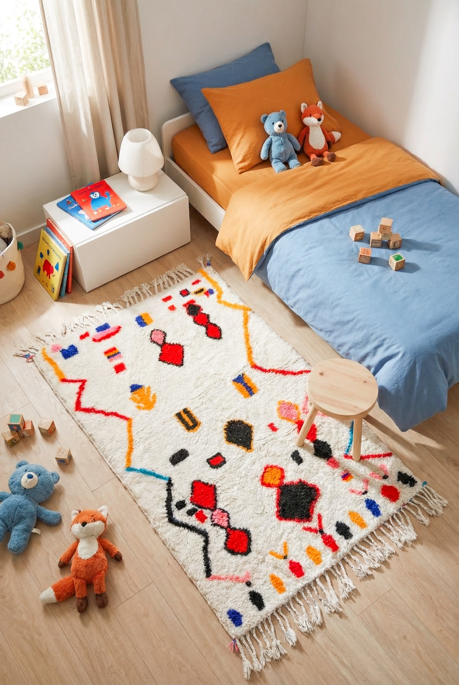 Colorful Berber rug 101 x 172 cm - No. 2429