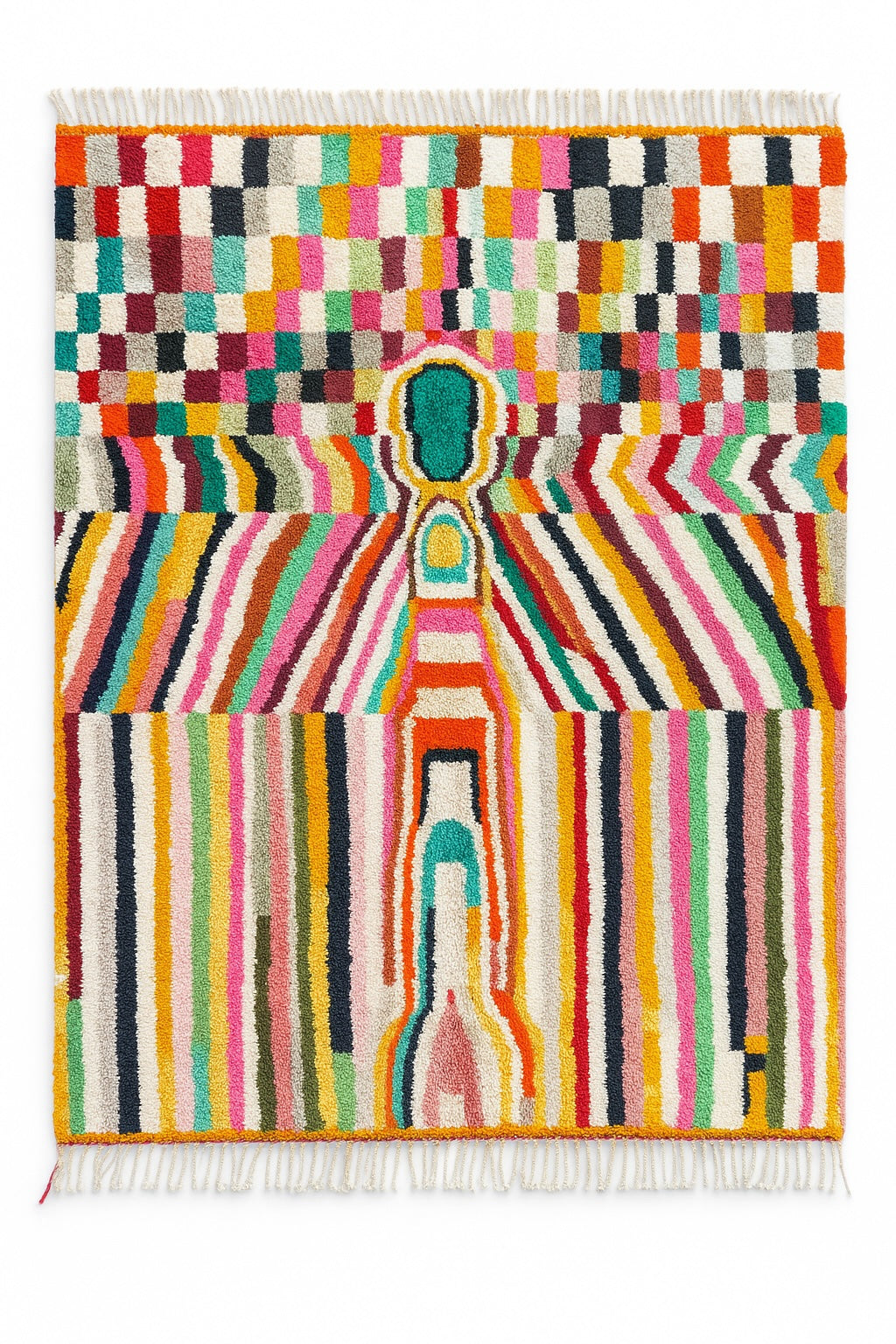 Colorful Berber rug 259 x 362 cm - no. 2164