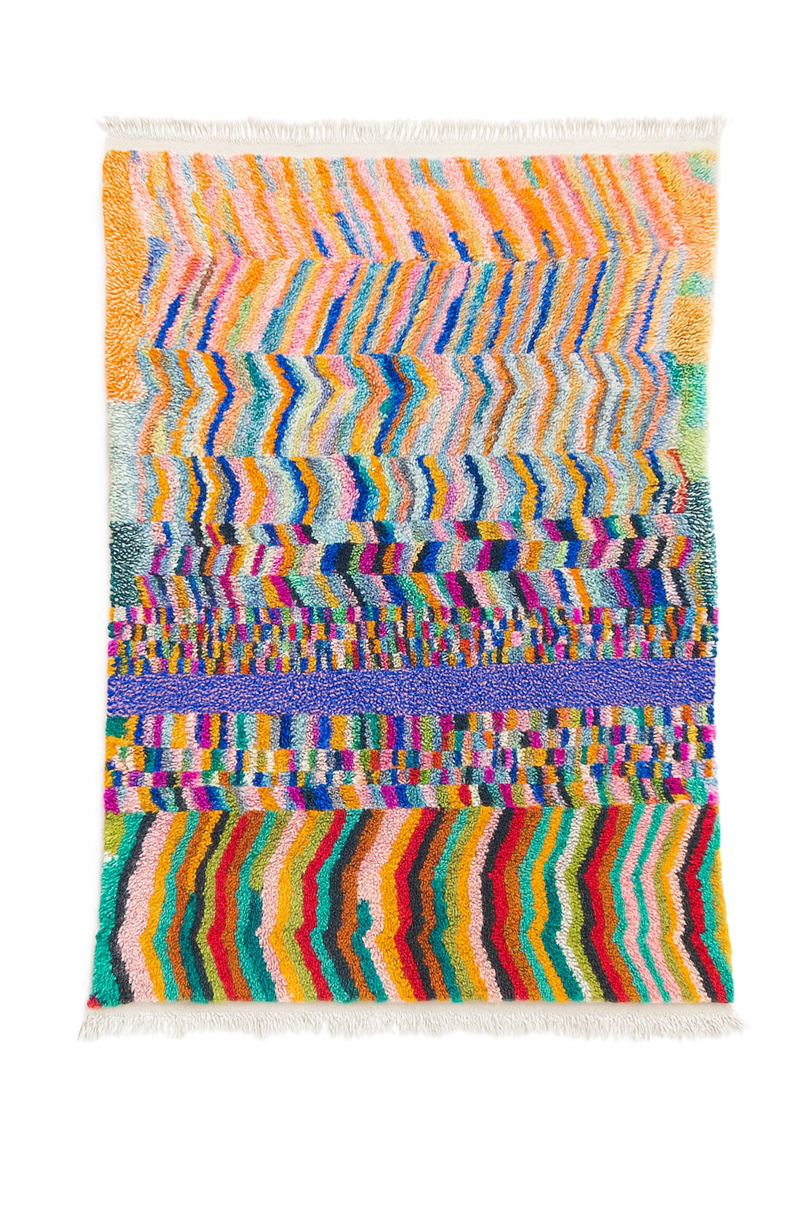 Tapis berbère coloré 146 x 252 cm - n°2229