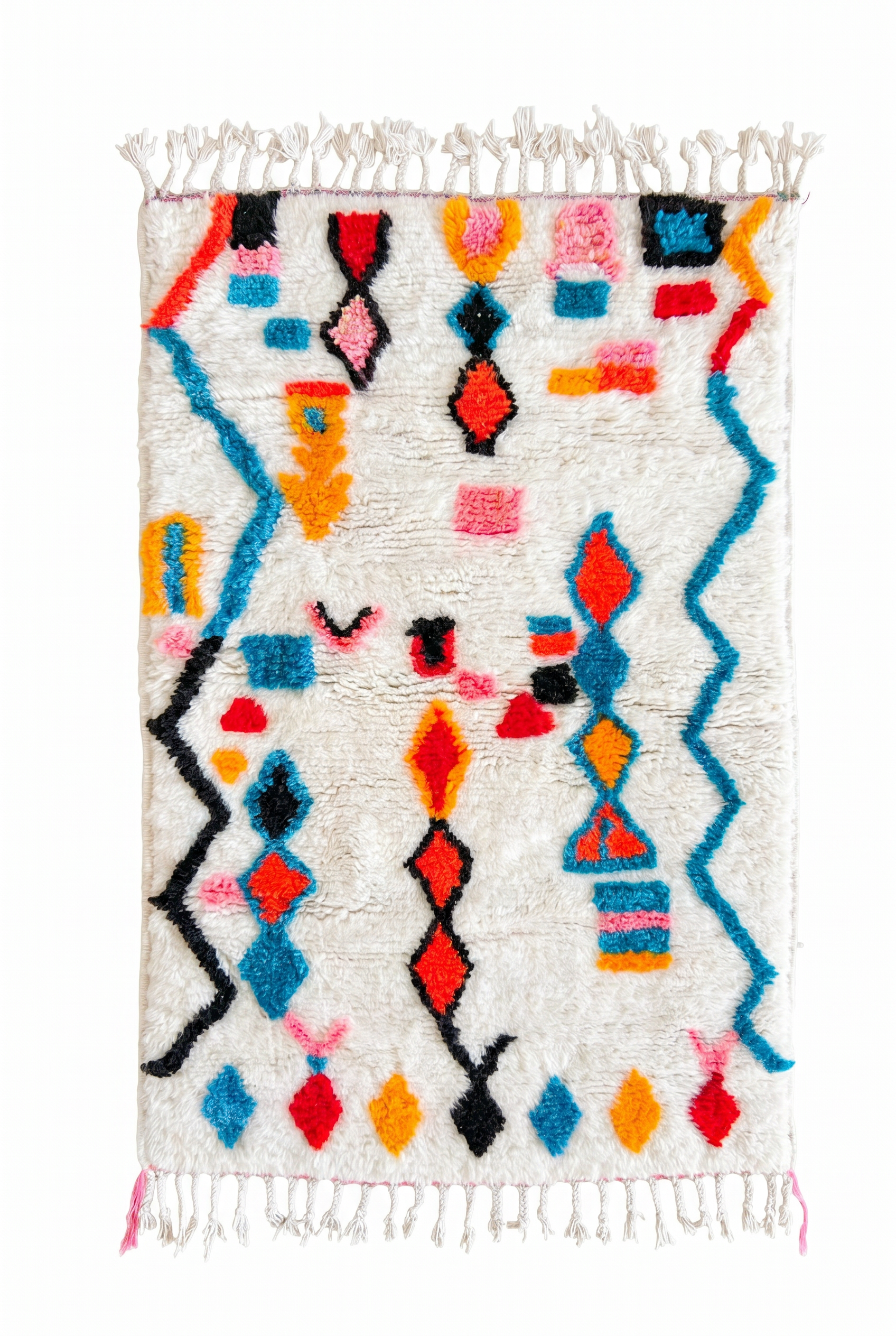 Tapis berbère coloré 95 x 168 cm - n°2402