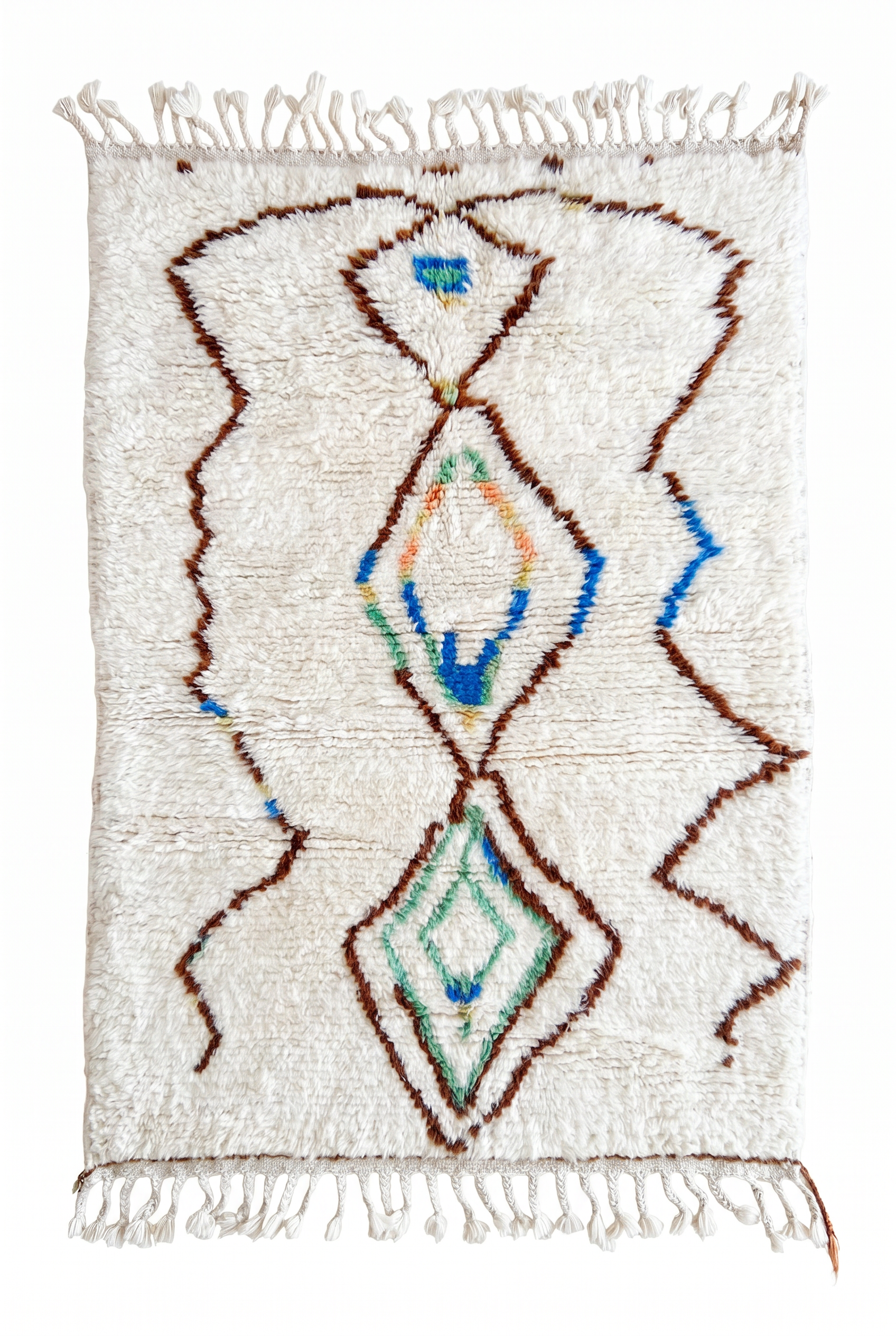 Tapis berbère coloré 105 x 168 cm - n°2333