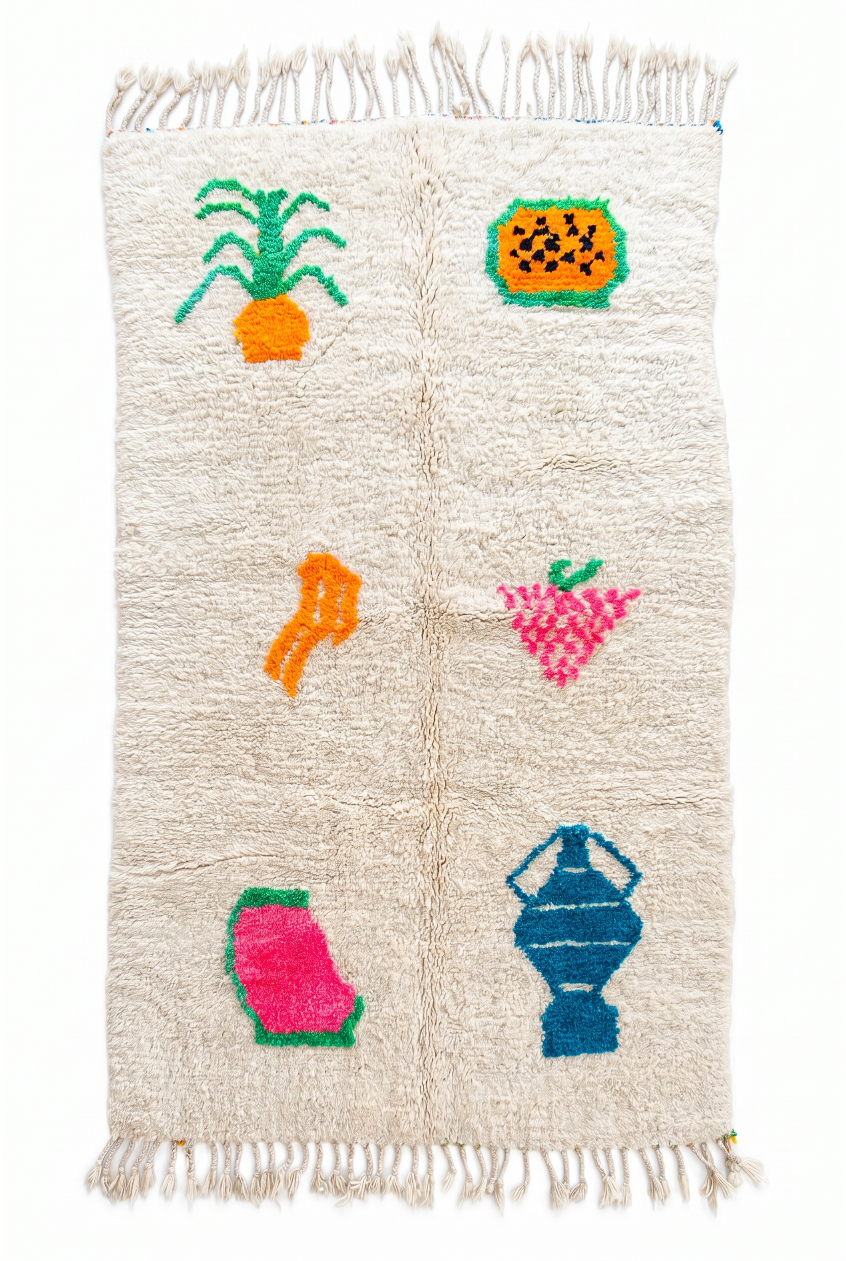 Tapis berbère coloré 149 x 287 cm - n°2337