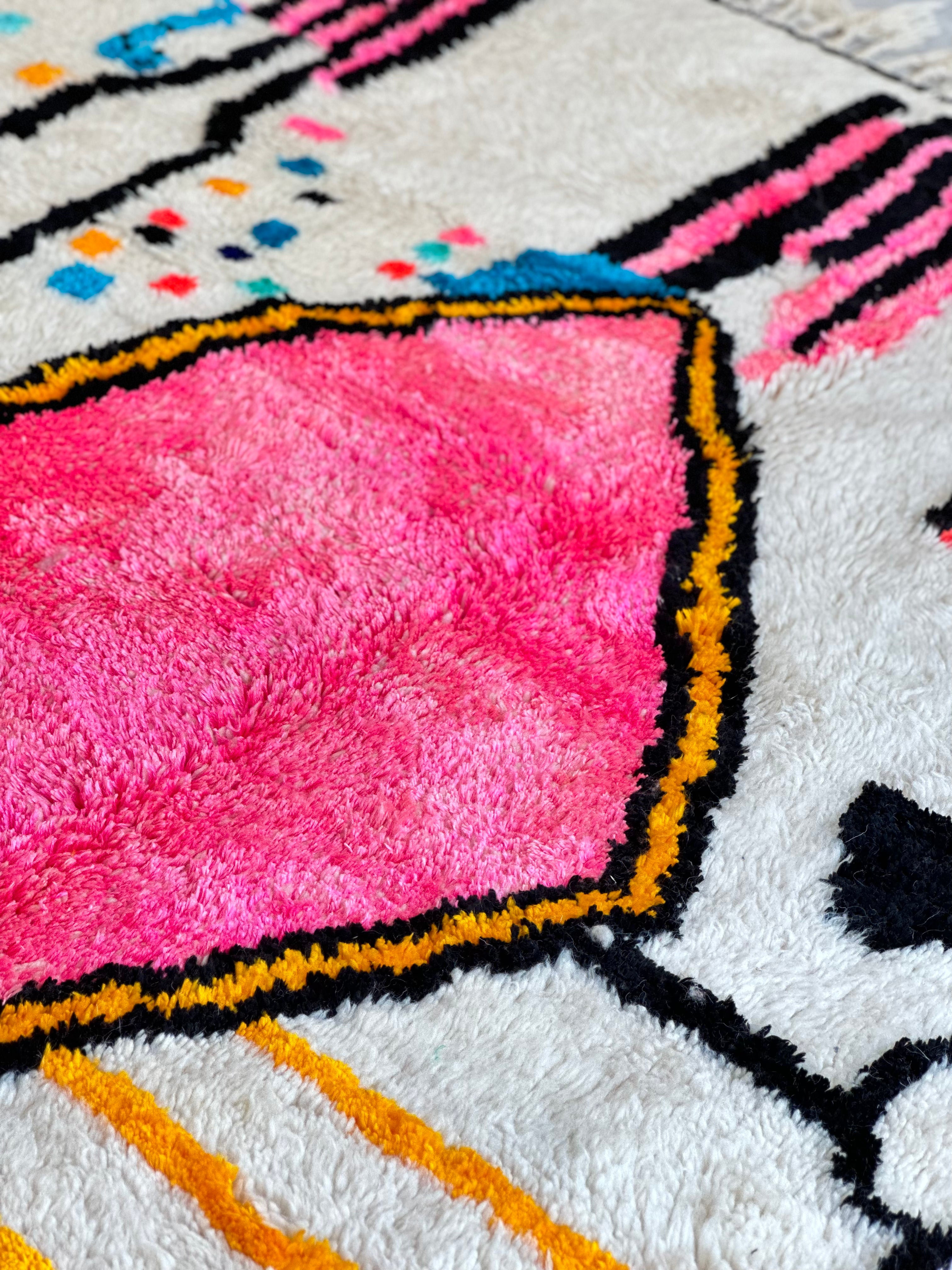 Colorful Berber carpet - n°521