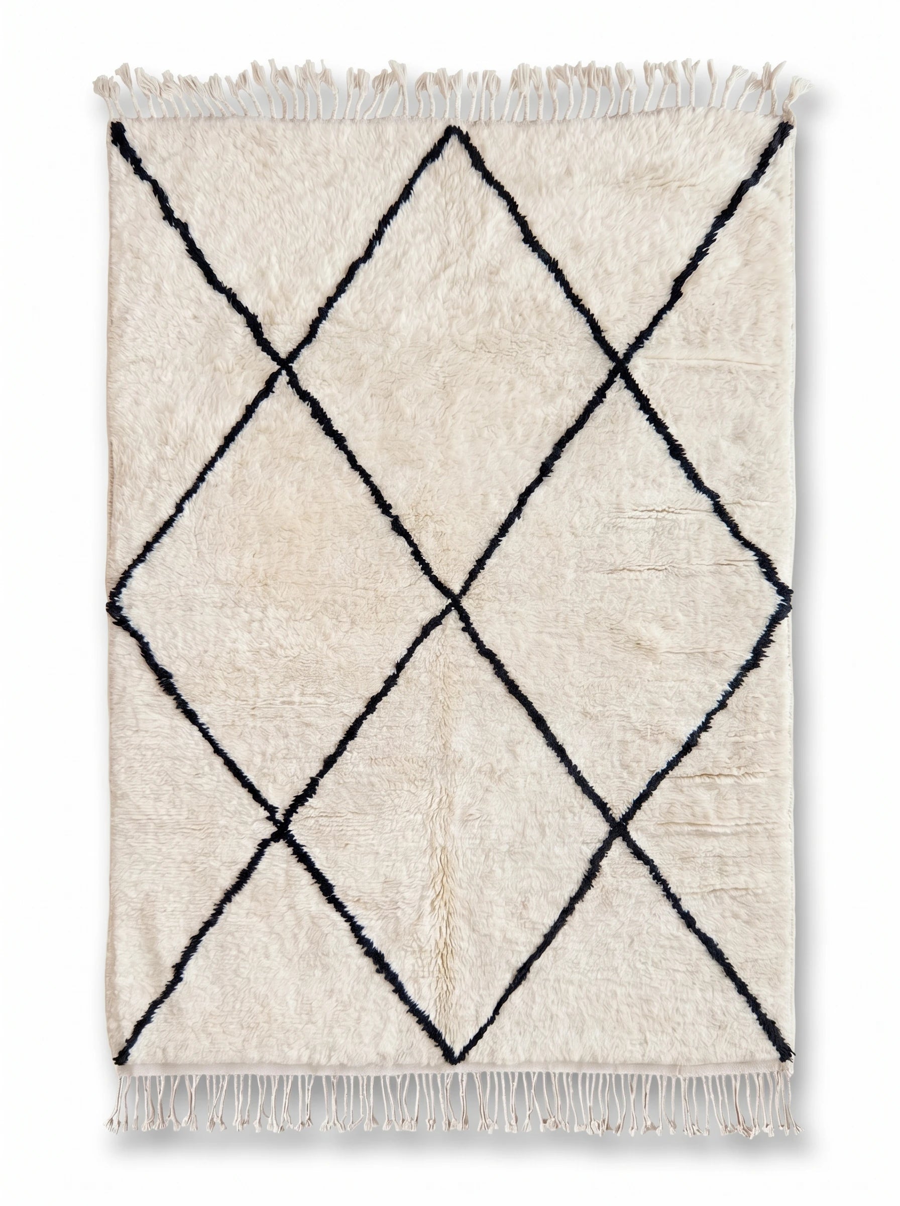 Tapis Beni Ouarain 150 x 280 cm, tapis berbère fait main en laine | Tamazi