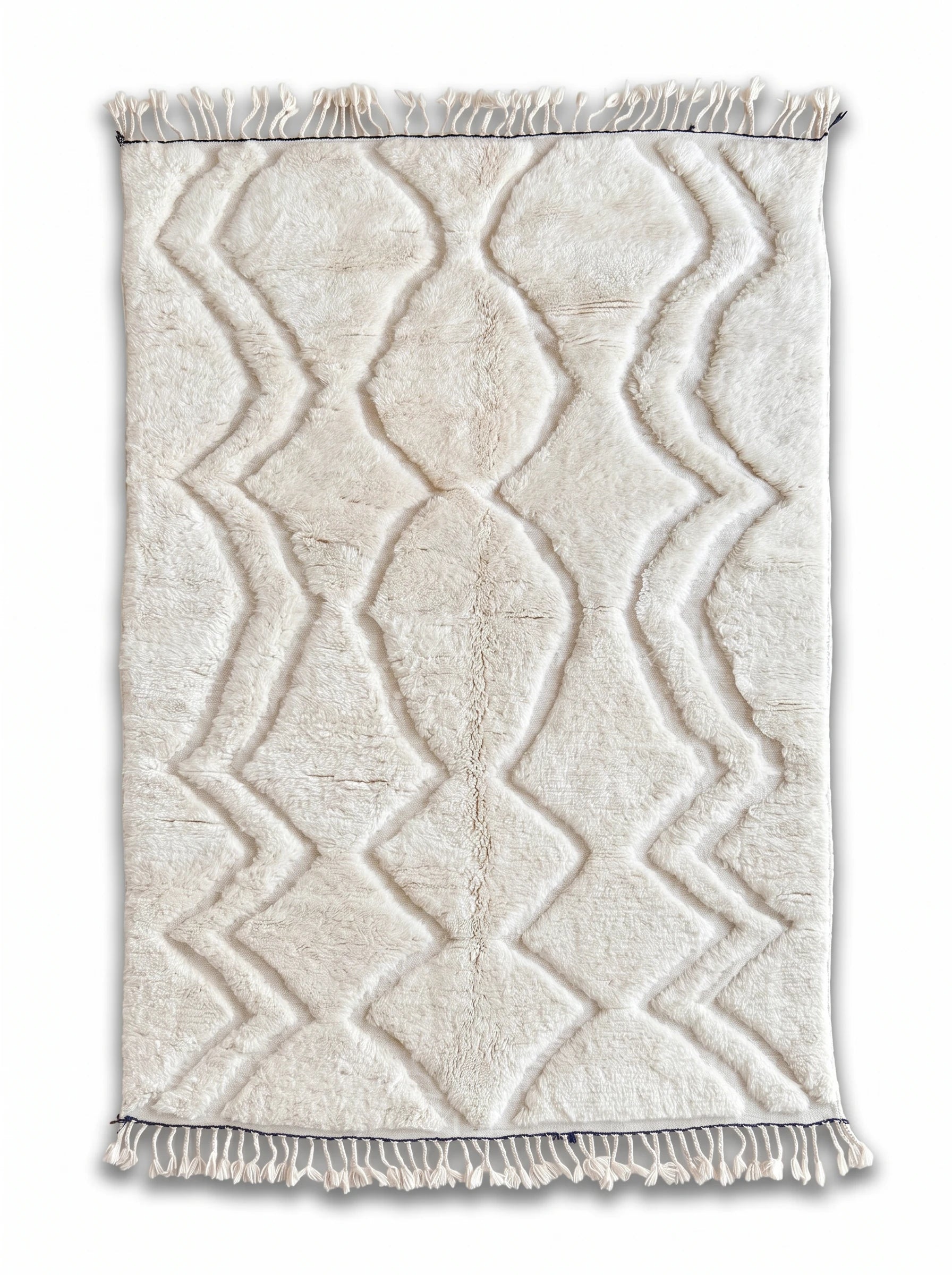 Tapis Beni Ouarain 150 x 281 cm, tapis berbère fait main en laine | Tamazi