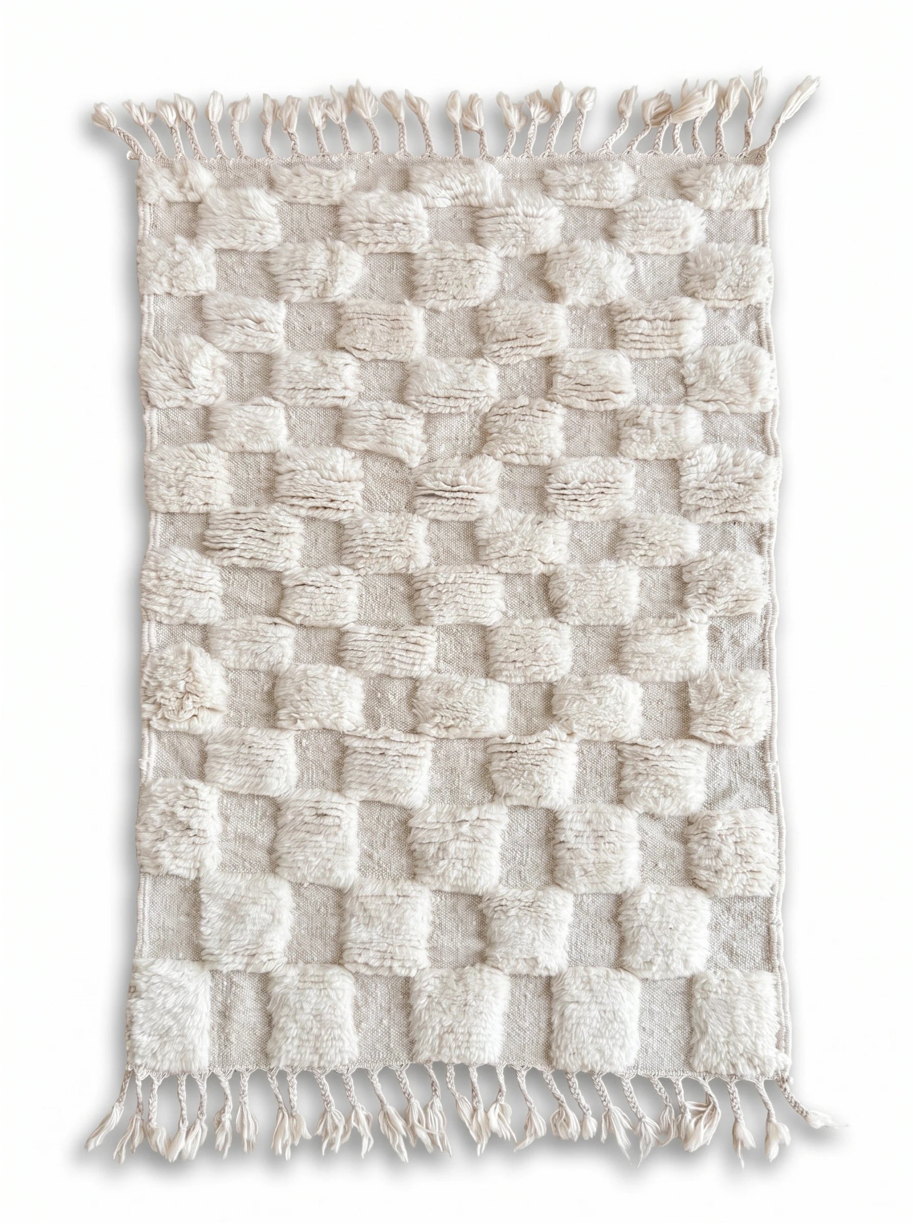 Tapis Beni Ouarain 91 x 168 cm, tapis berbère fait main en laine | Tamazi