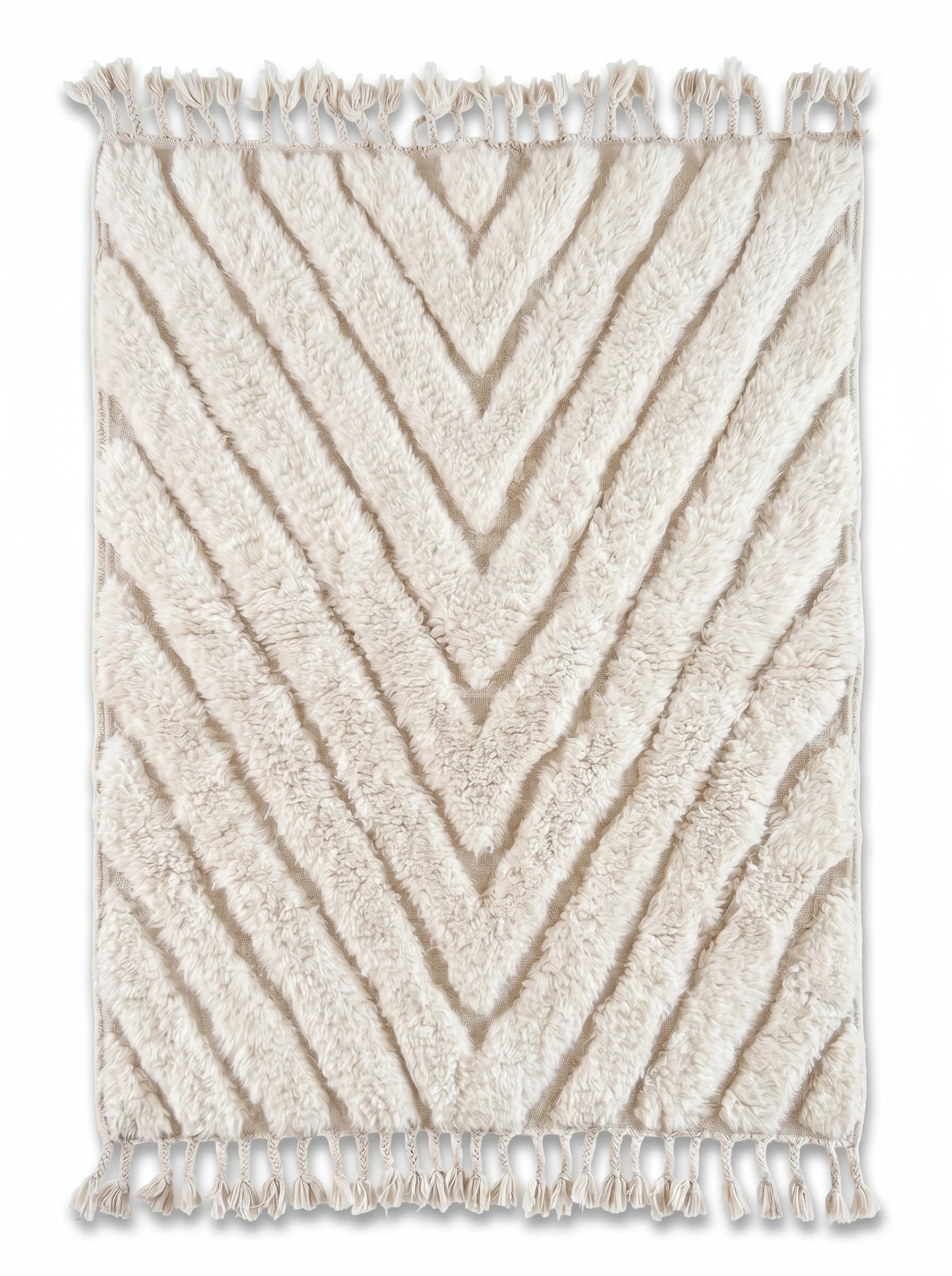 Tapis Beni Ouarain 99 x 161 cm, tapis berbère fait main en laine | Tamazi