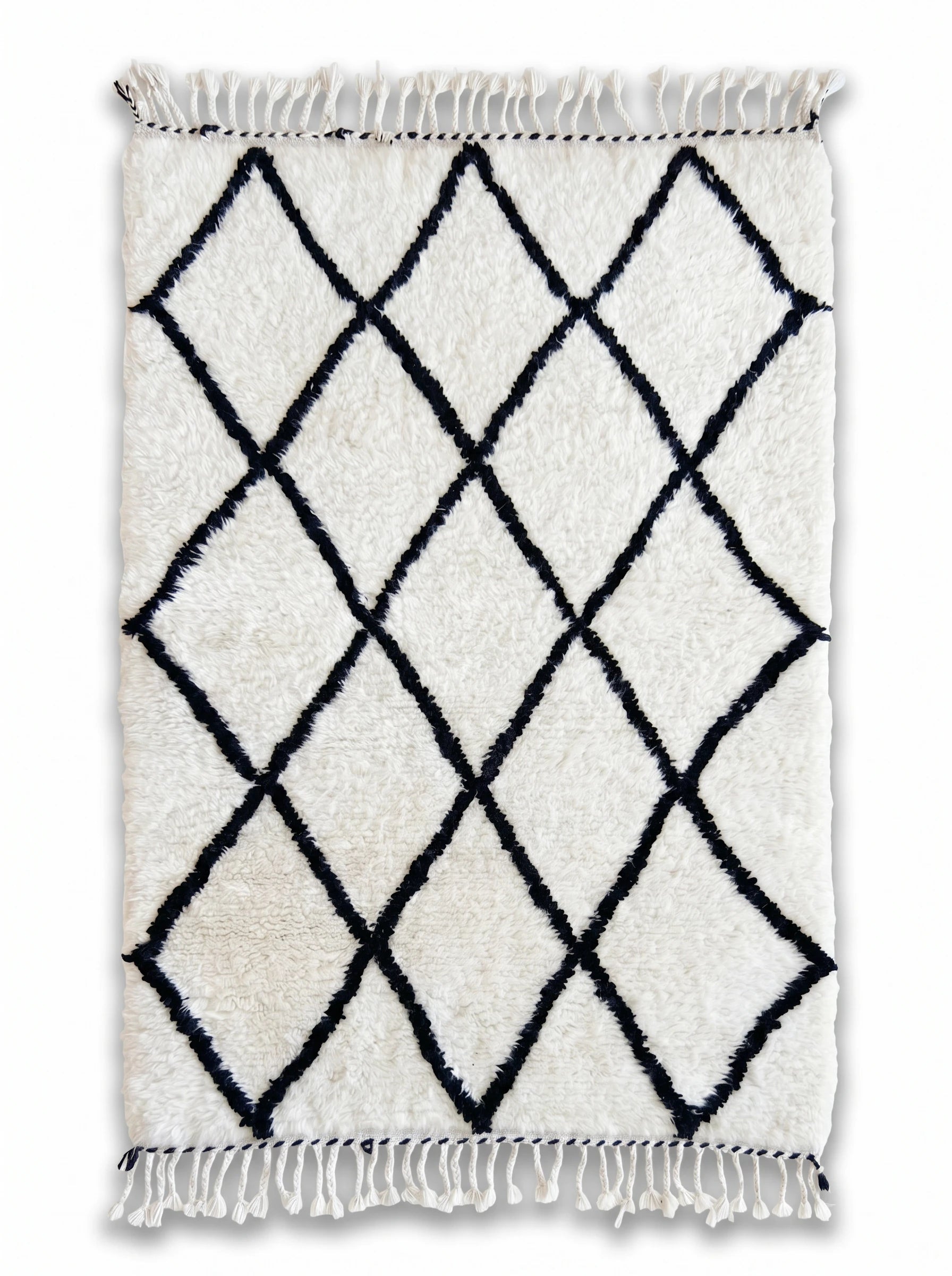 Tapis berbère coloré 100 x 171 cm, fait main en laine | Tamazi