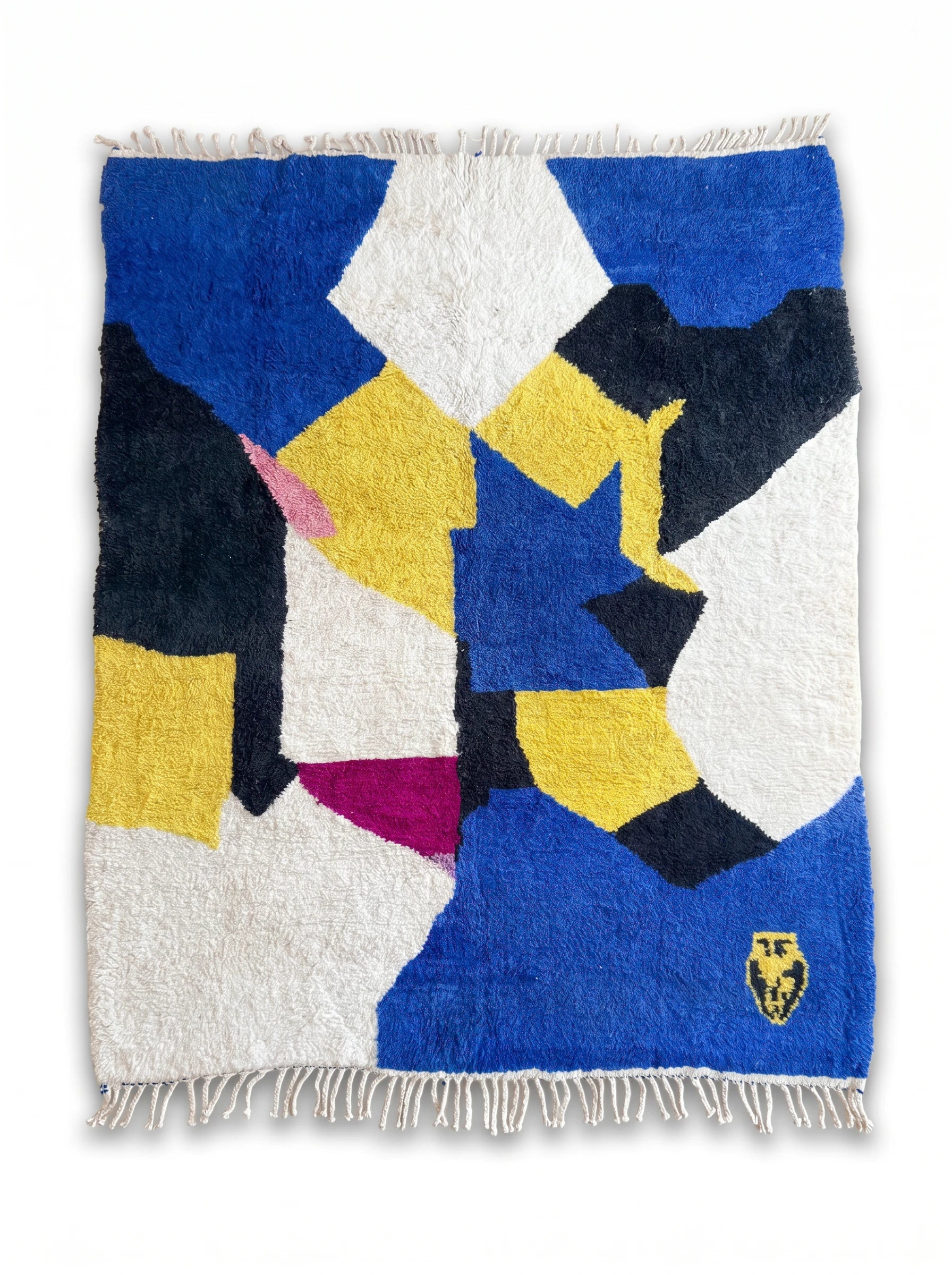 Tapis berbère coloré 261 x 370 cm, fait main en laine | Tamazi