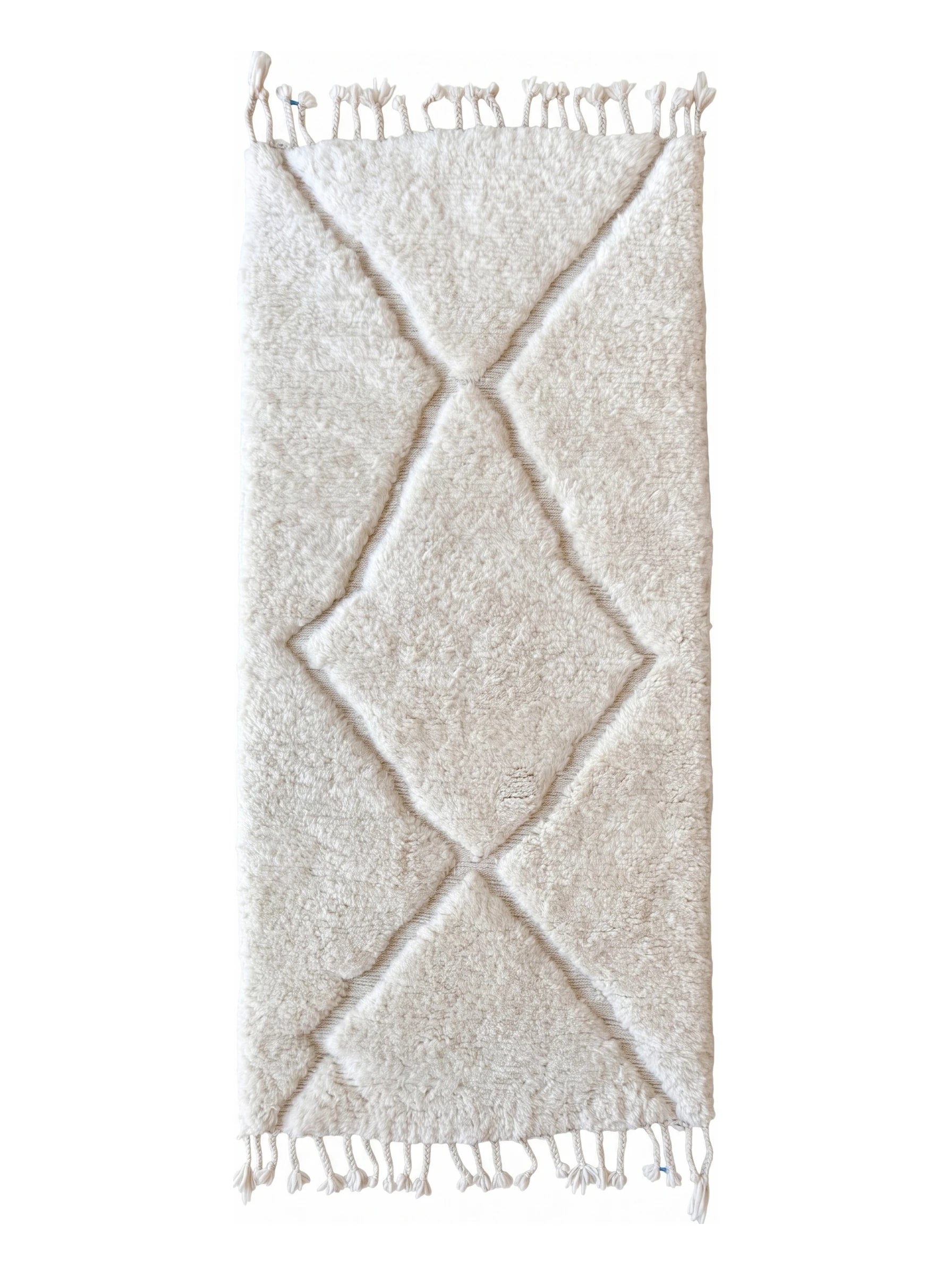 Tapis de couloir Beni Ouarain 83 x 266 cm, tapis berbère fait main en laine | Tamazi
