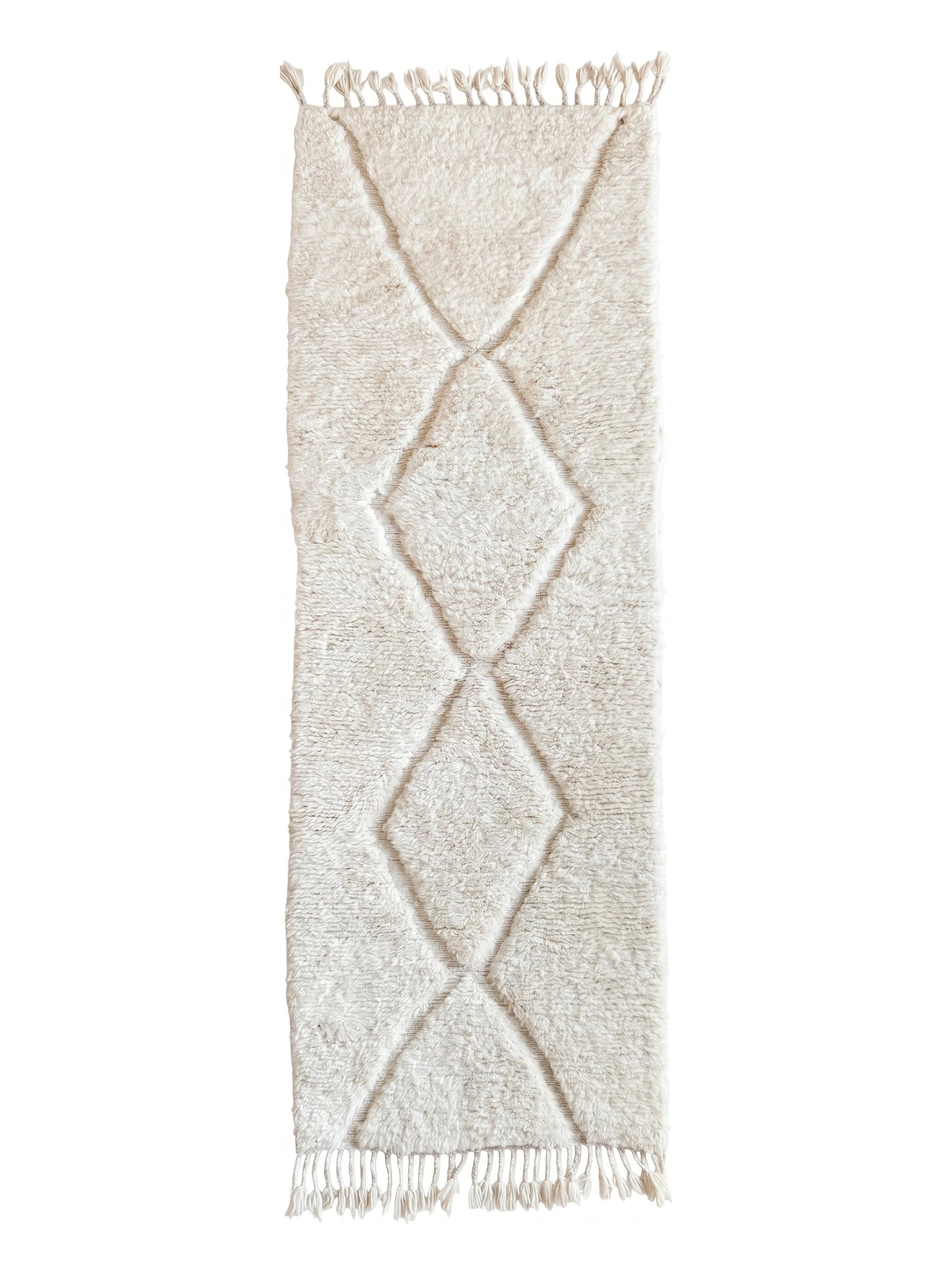 Tapis de couloir Beni Ouarain 86 x 263 cm, tapis berbère fait main en laine | Tamazi