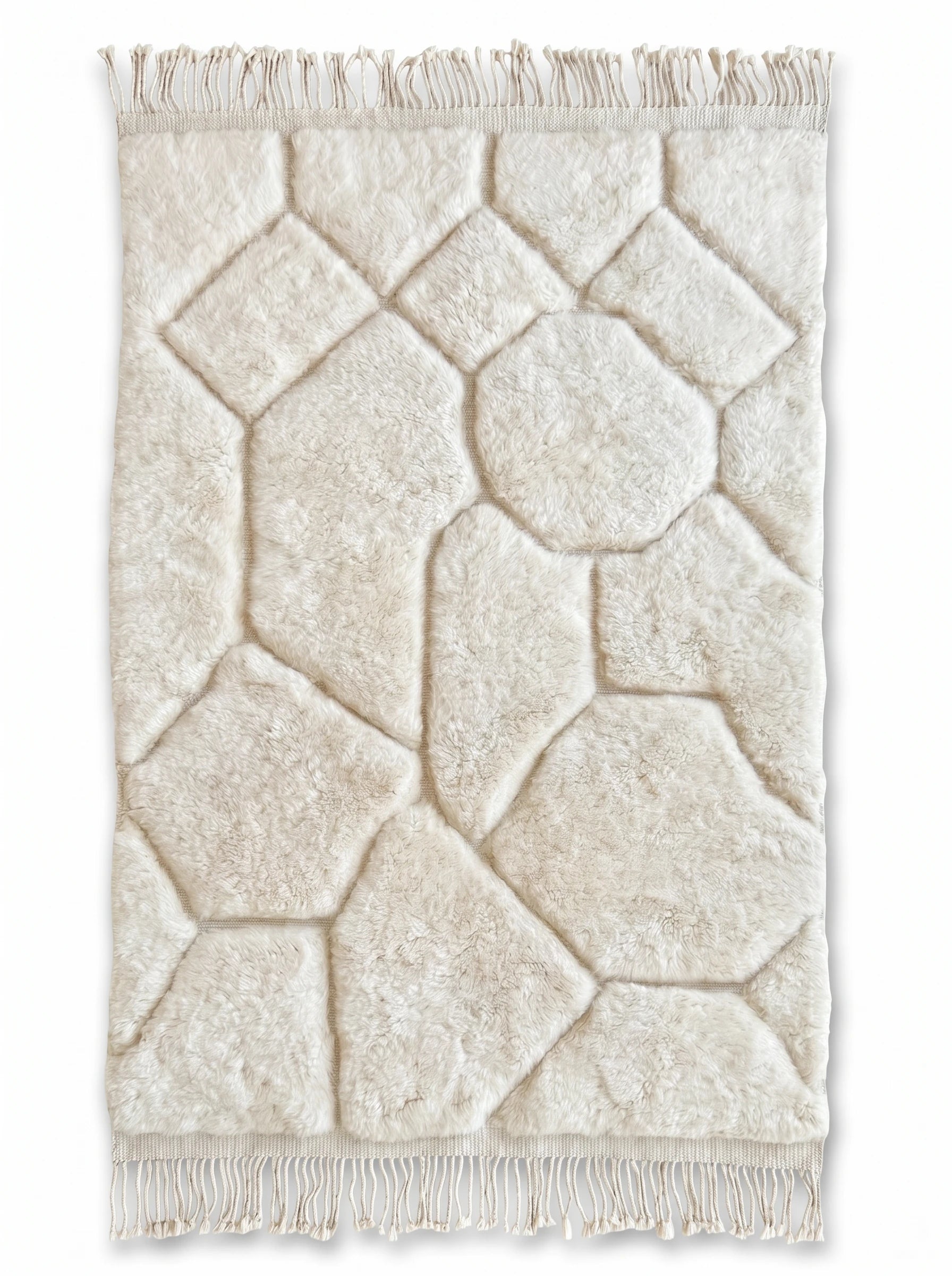 Tapis M'rirt 150 x 280 cm, tapis berbère fait main en laine | Tamazi