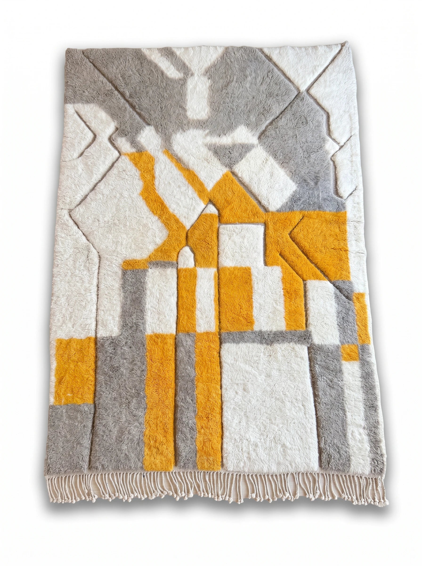 Tapis M'rirt 203 x 325 cm, tapis berbère fait main en laine | Tamazi