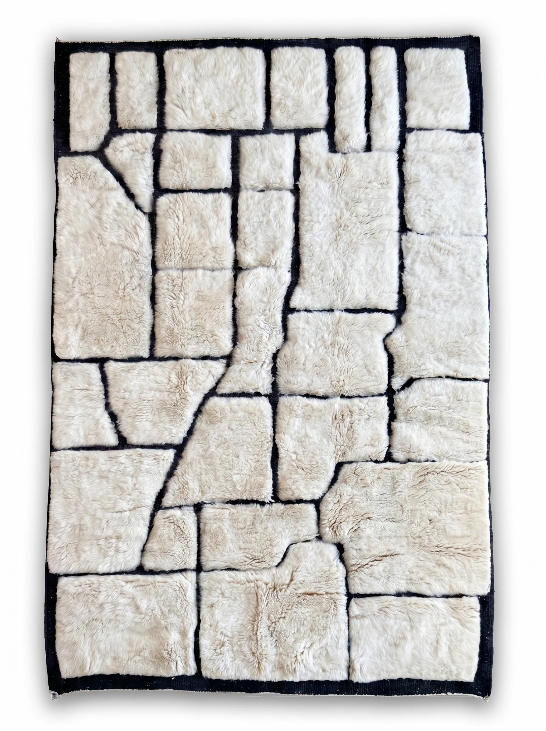 Tapis M'rirt 204 x 301 cm, tapis berbère fait main en laine | Tamazi