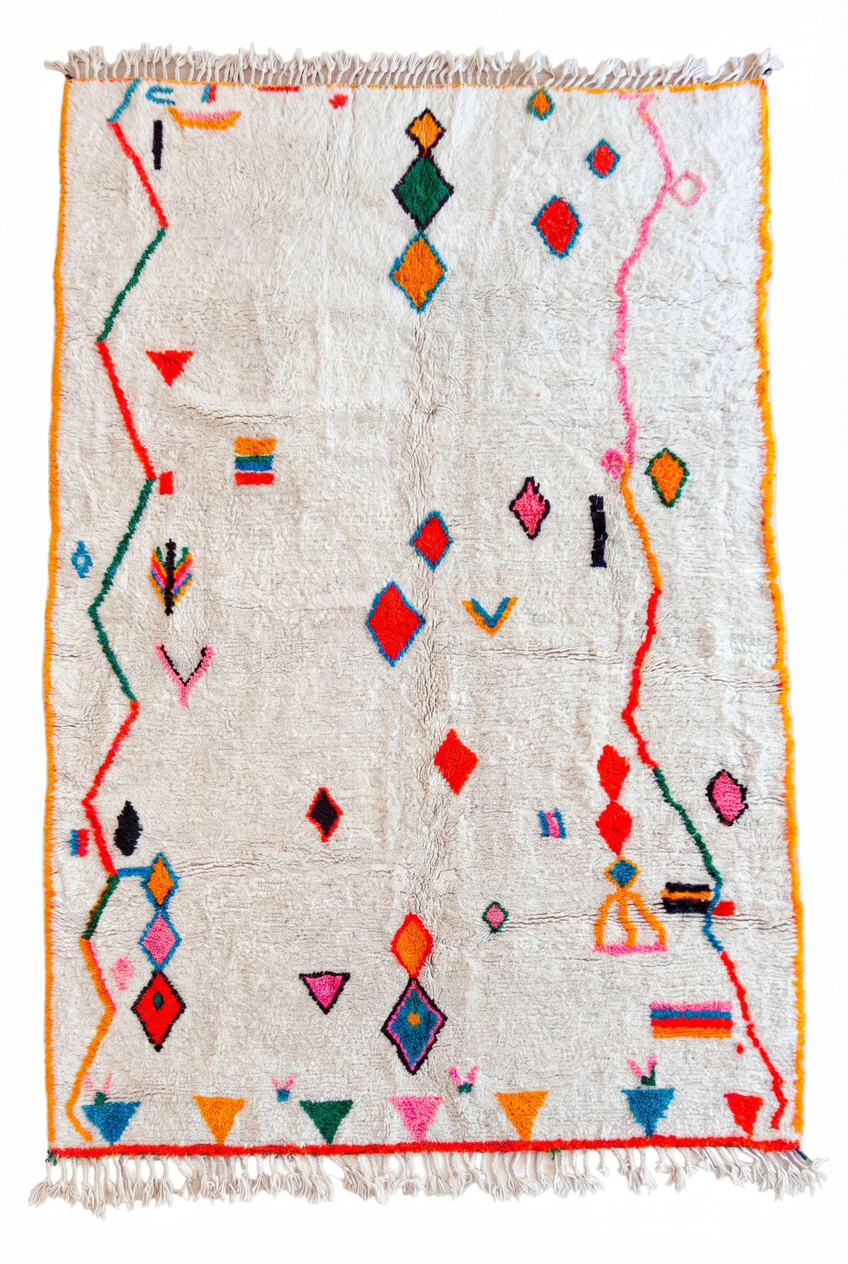 Tapis berbère coloré 206 x 330 cm - n°2563