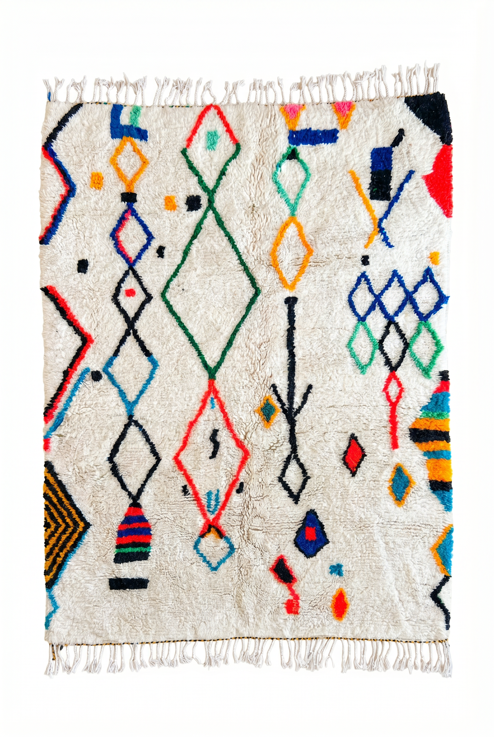 Tapis berbère coloré 147 x 214 cm - n°2556