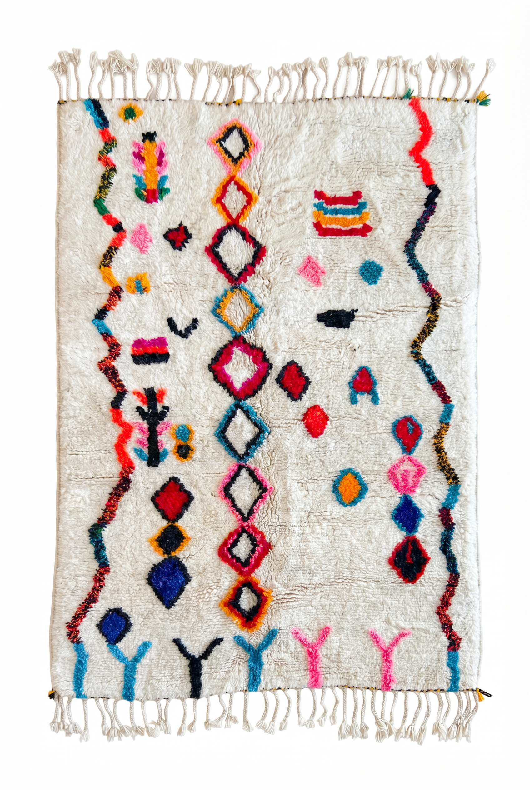 Tapis berbère coloré 144 x 230 cm - n°2571
