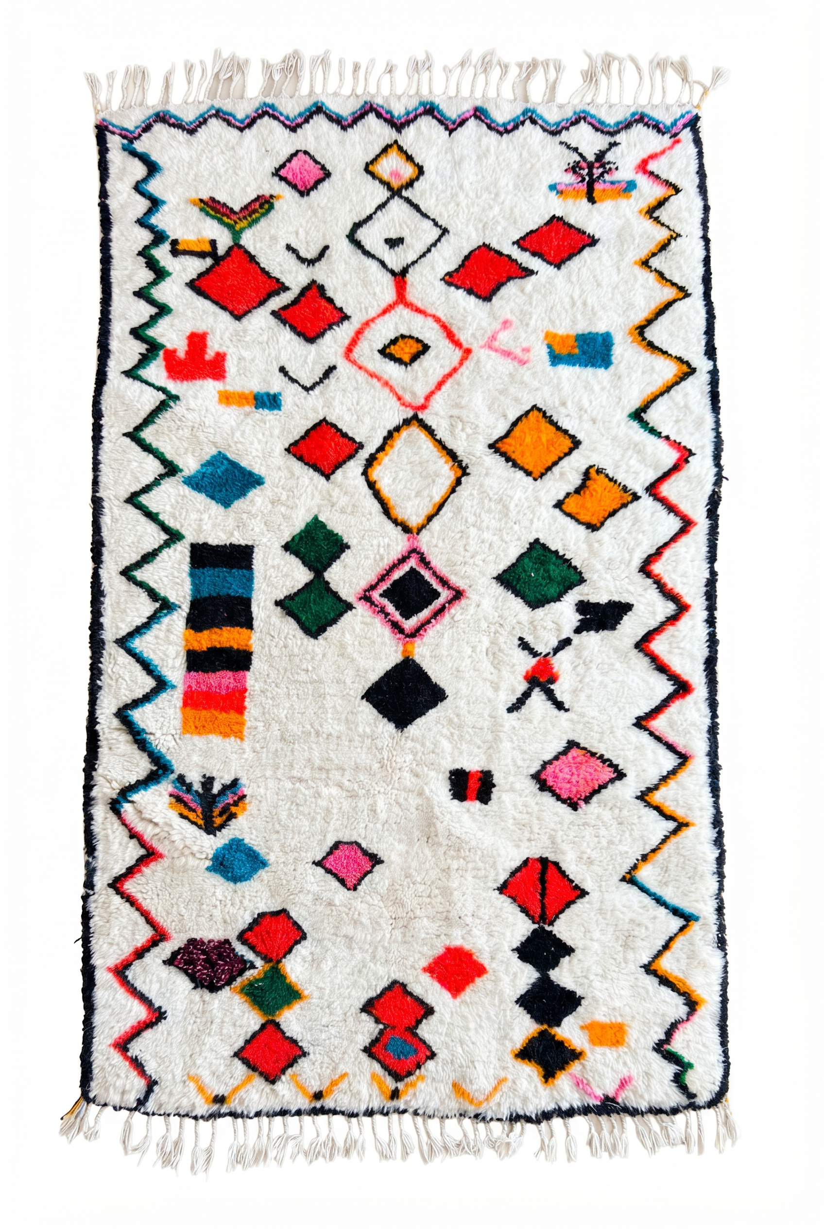 Tapis berbère coloré 153 x 280 cm - n°2480