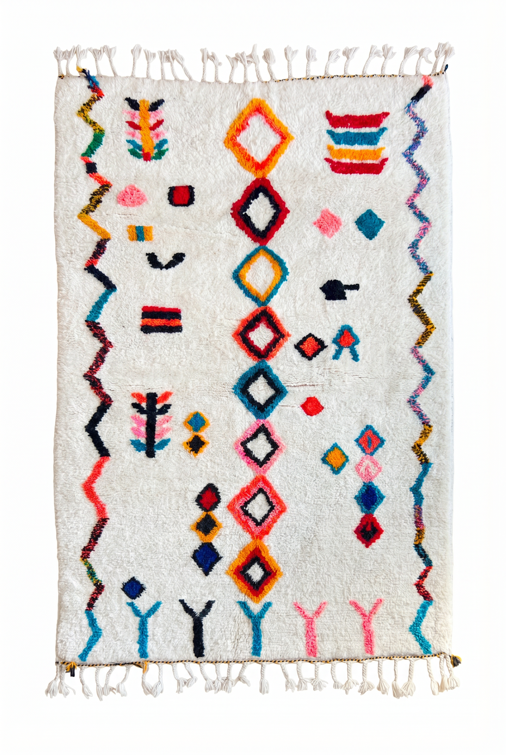 Tapis berbère coloré 148 x 269 cm - n°2481