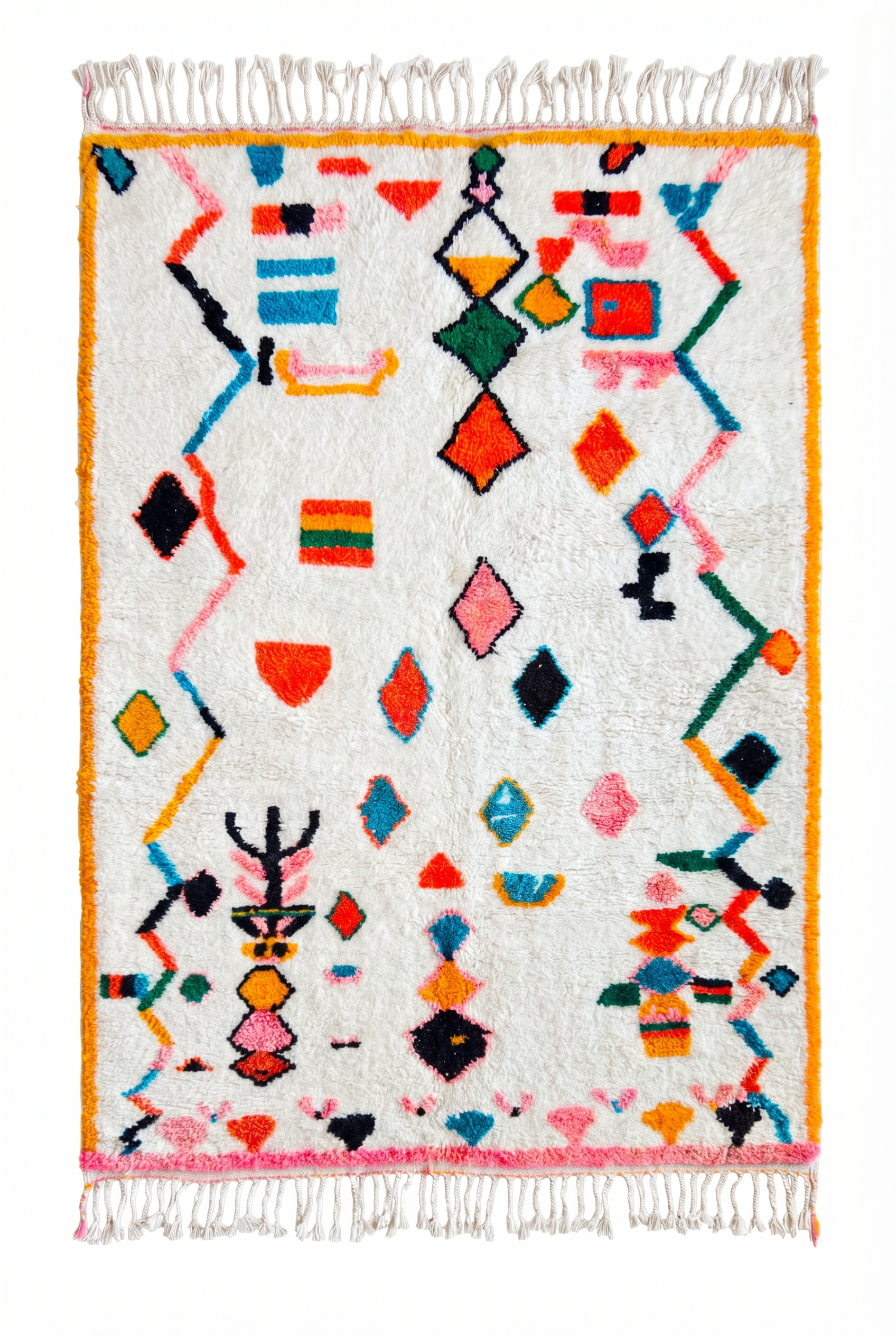 Tapis berbère coloré 143 x 263 cm - n°2476