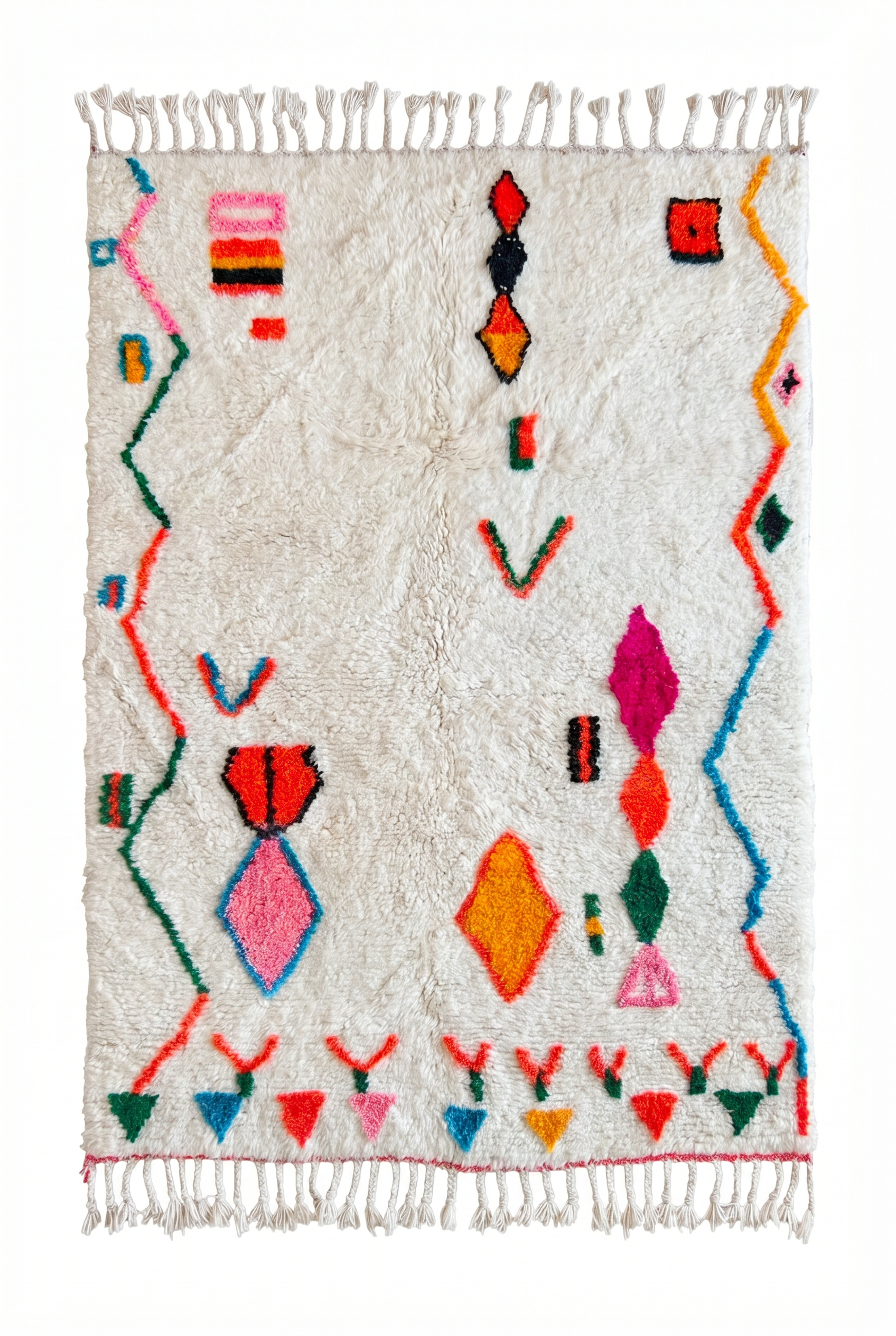 Tapis berbère coloré 142 x 225 cm - n°2470