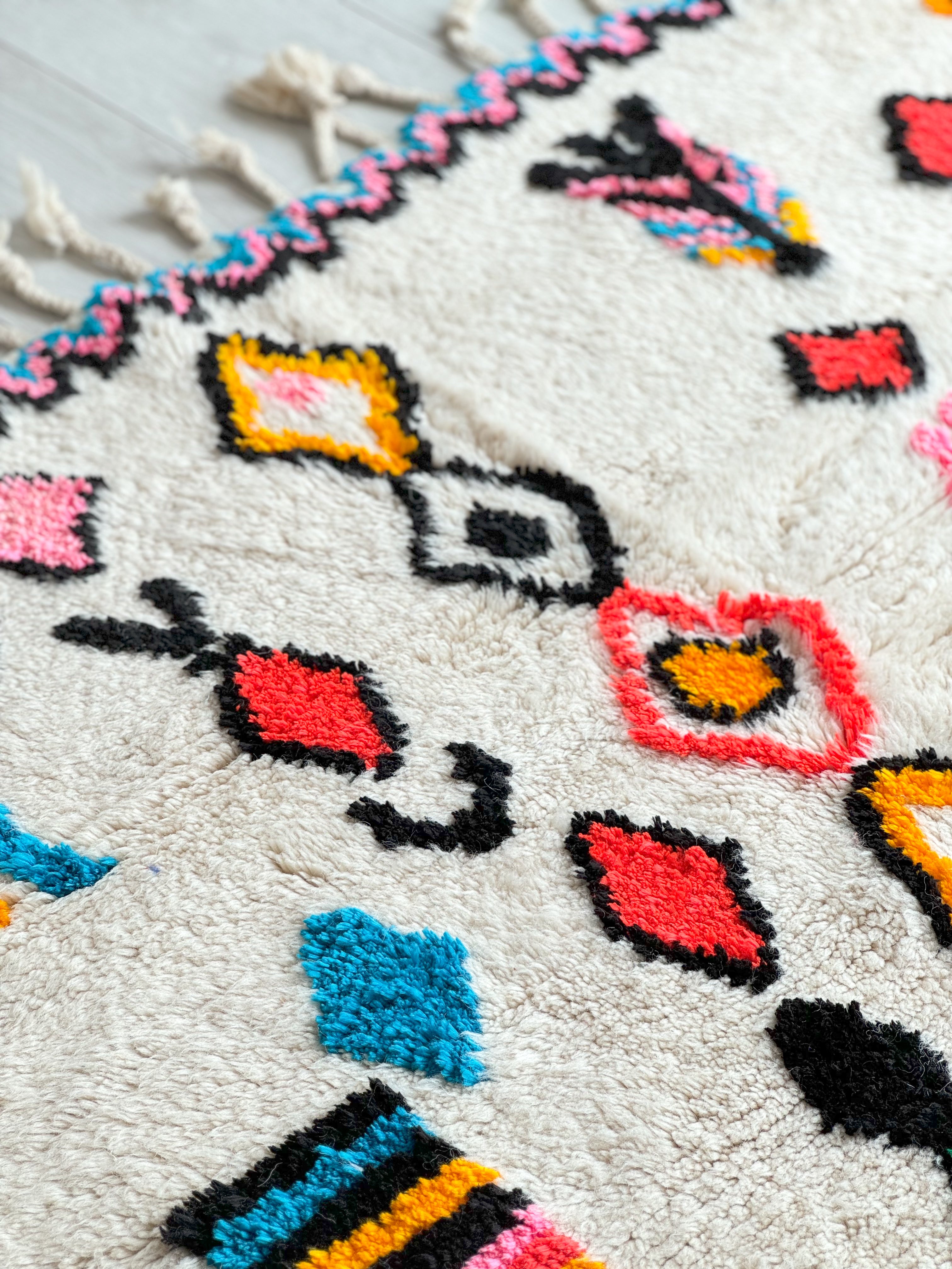 Colorful Berber carpet - n°1293