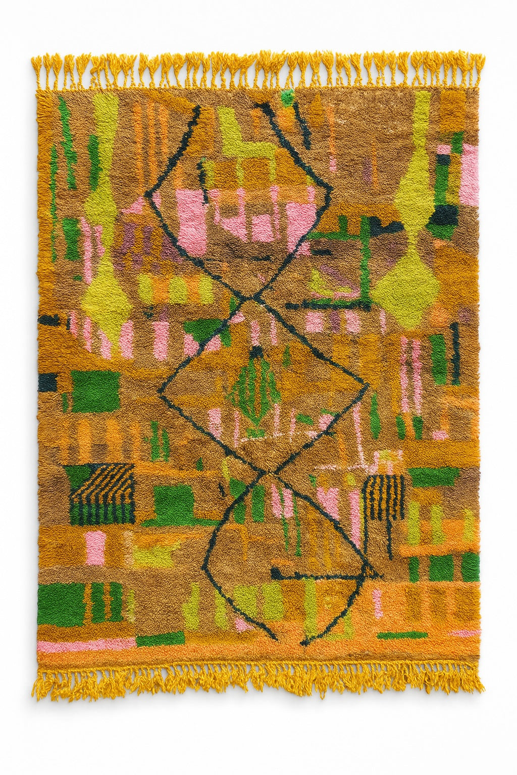 Colorful Berber rug 202 x 321 cm - no. 2097
