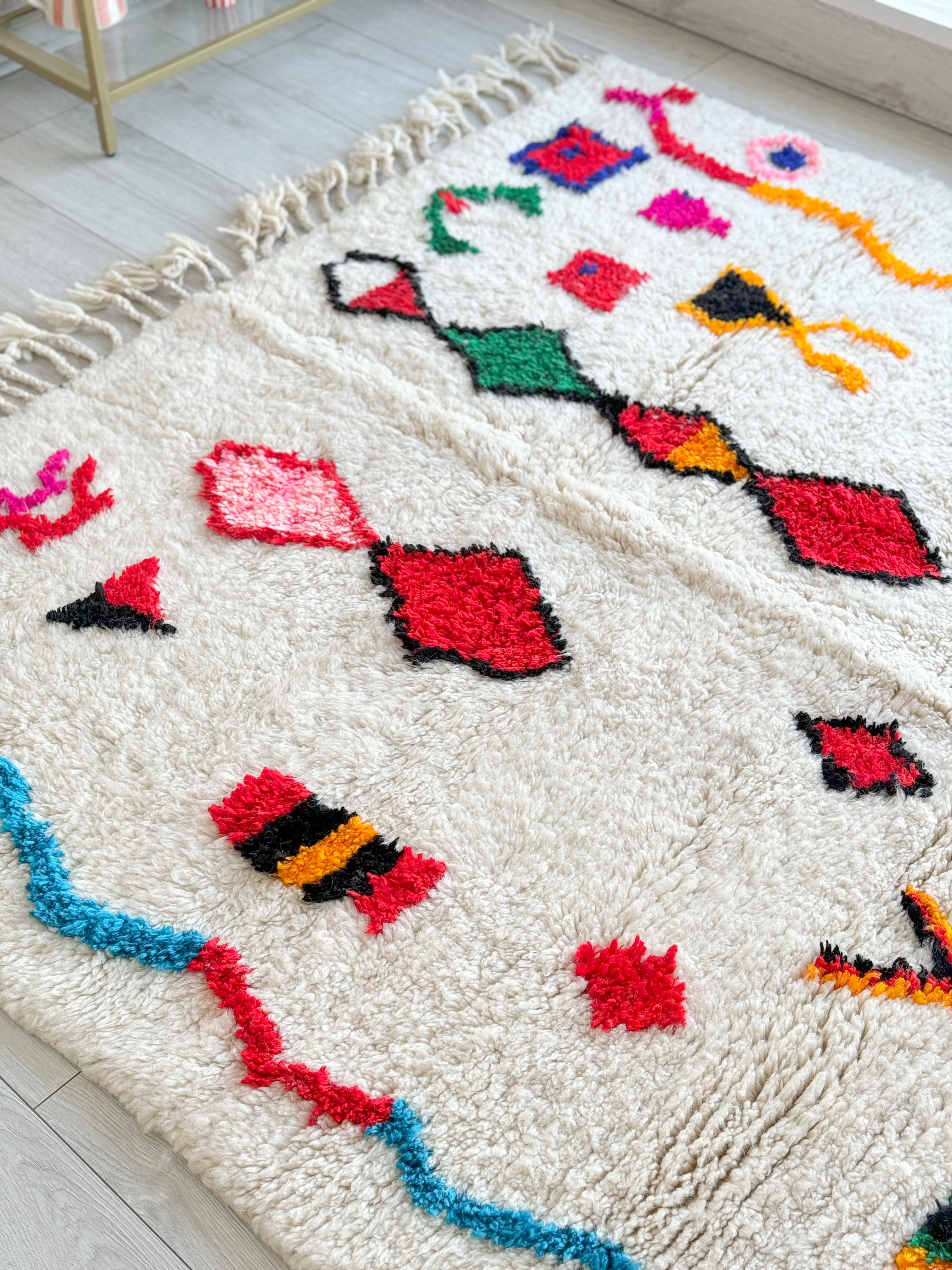 Colorful Berber rug 163 x 270 cm - n°936