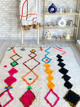 Colorful Berber rug 150 x 272 cm - n°699