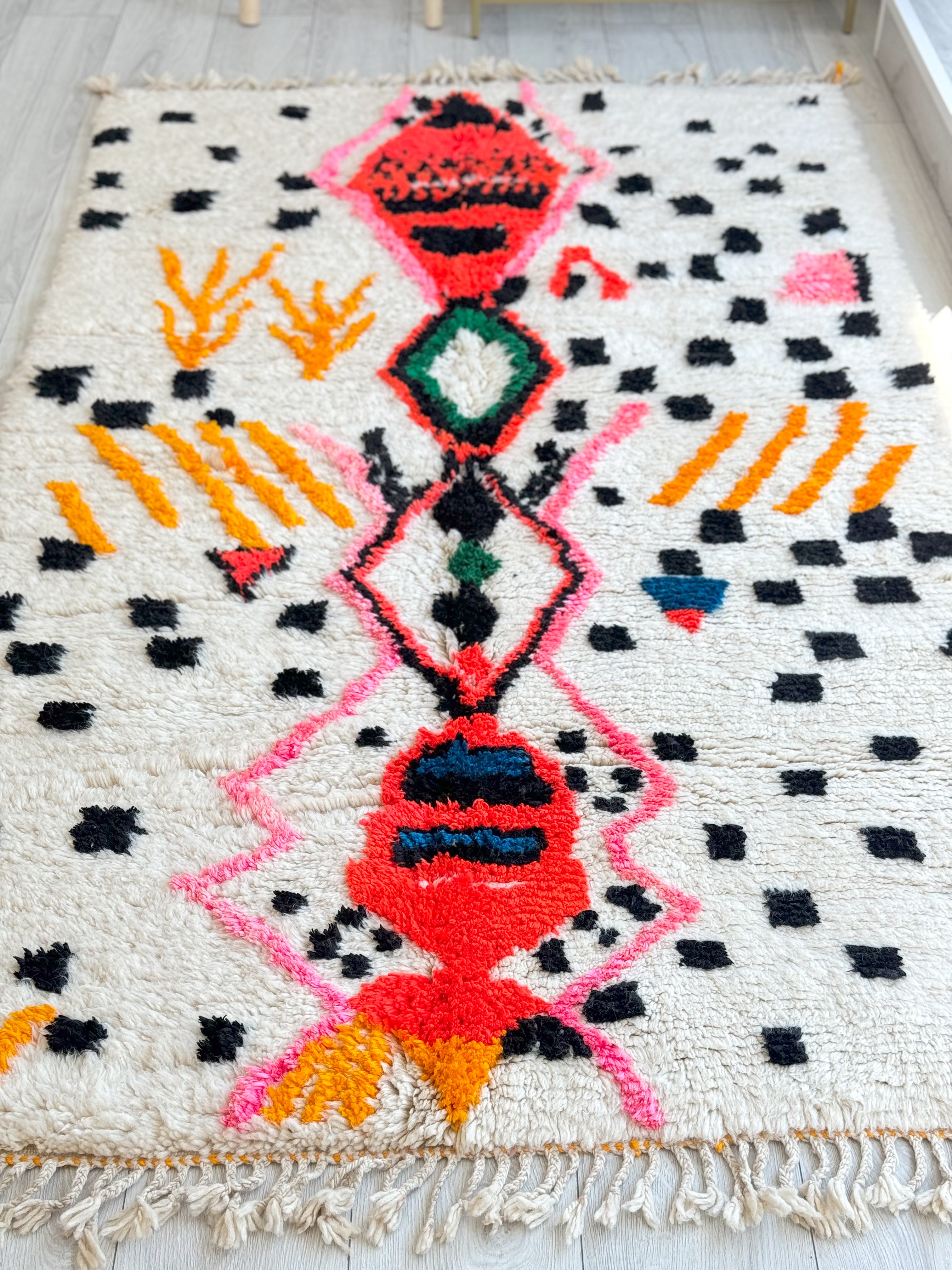 Tapis berbère coloré - n°1081