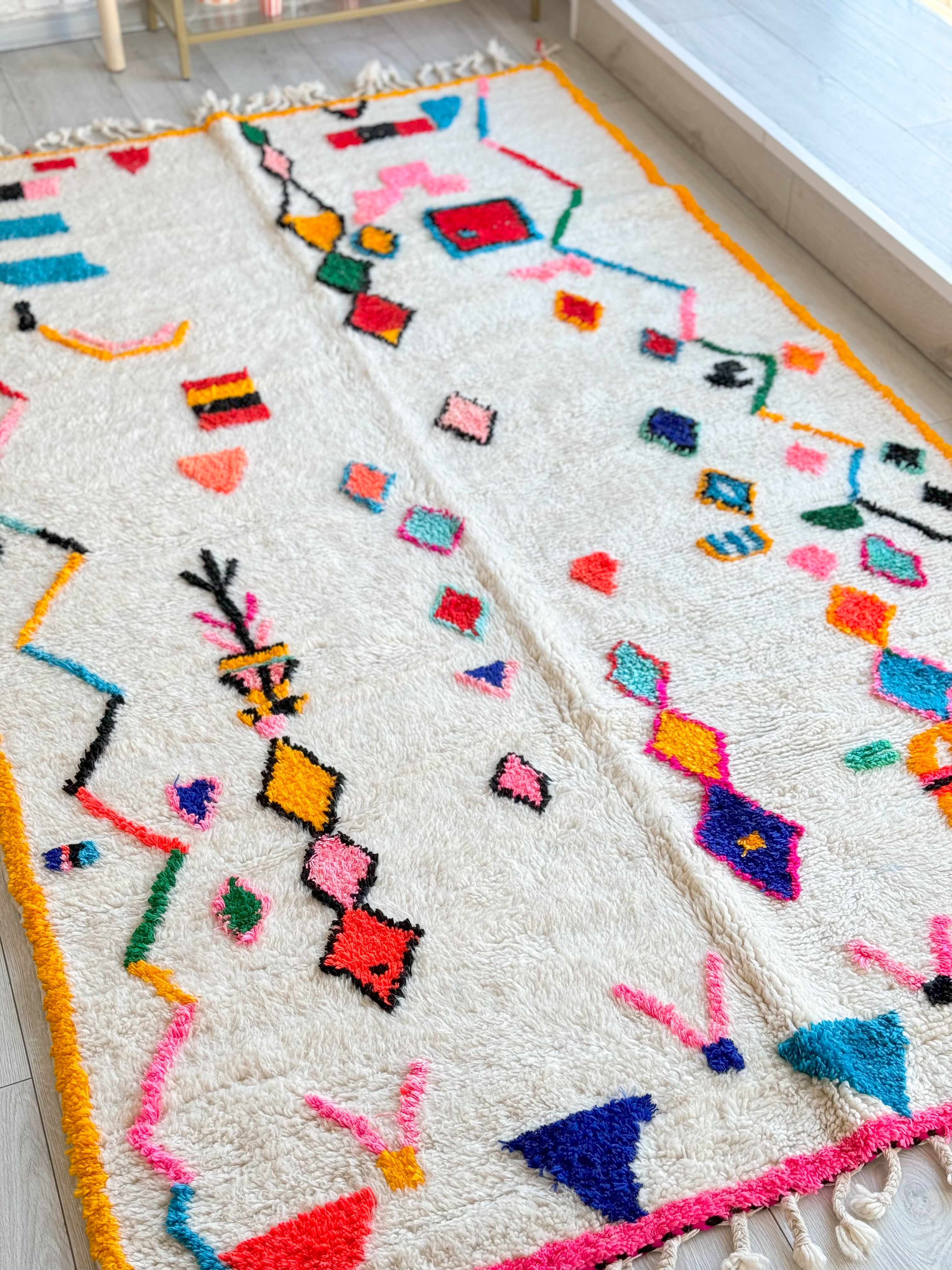 Colorful Berber rug 150 x 275 cm - n°885