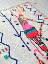 Colorful Berber rug 154 x 253 cm - n°879