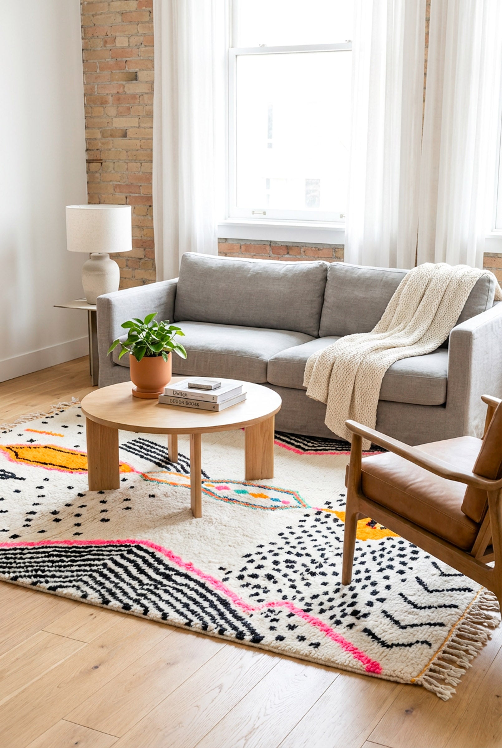 Bunter Berberteppich – Nr. 1034