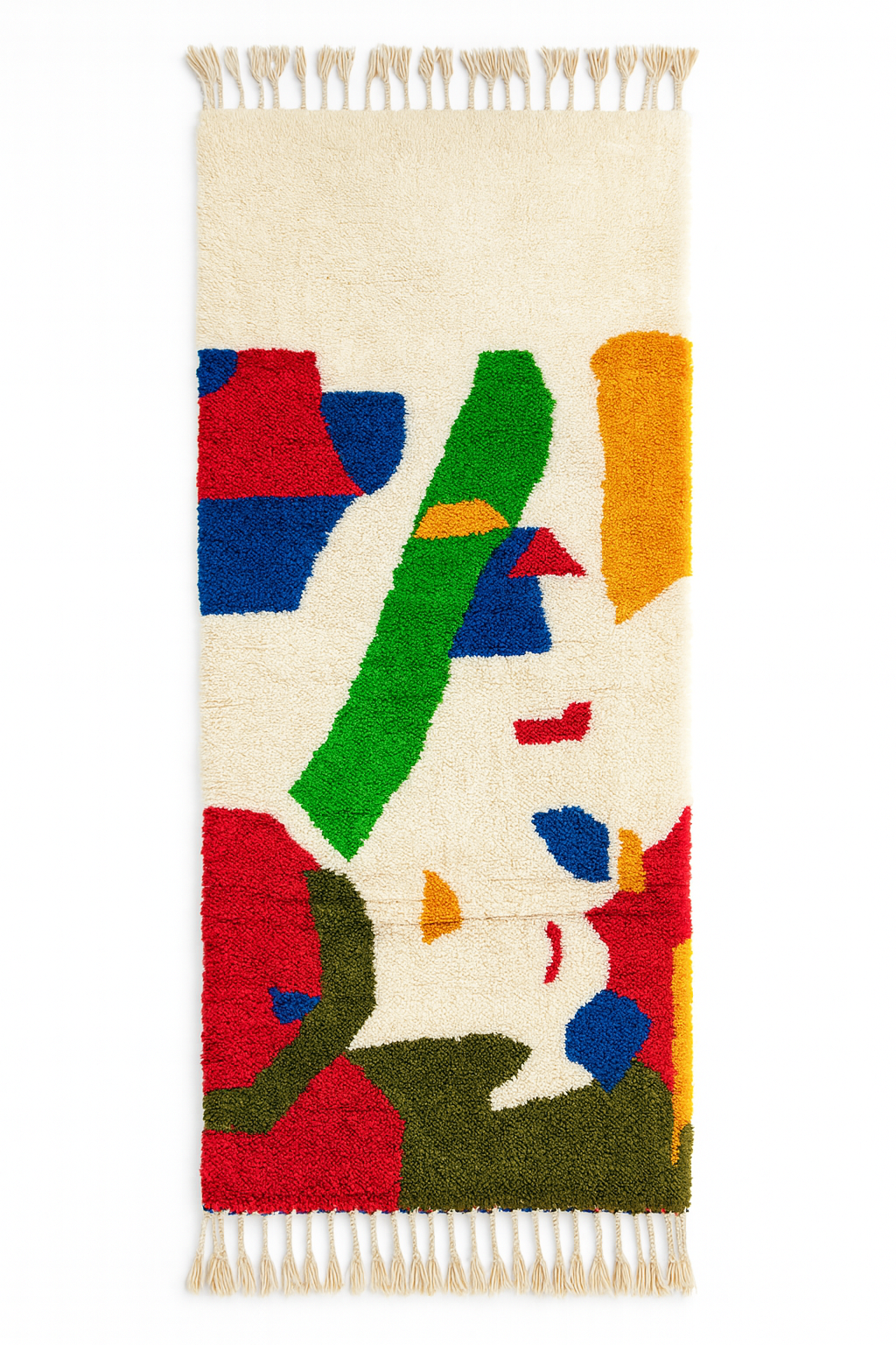 Tapis berbère de couloir coloré 81 x 260 cm - n°1286