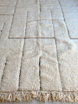 Beni Ouarain shaggy rug - 210 x 306 cm - n°750