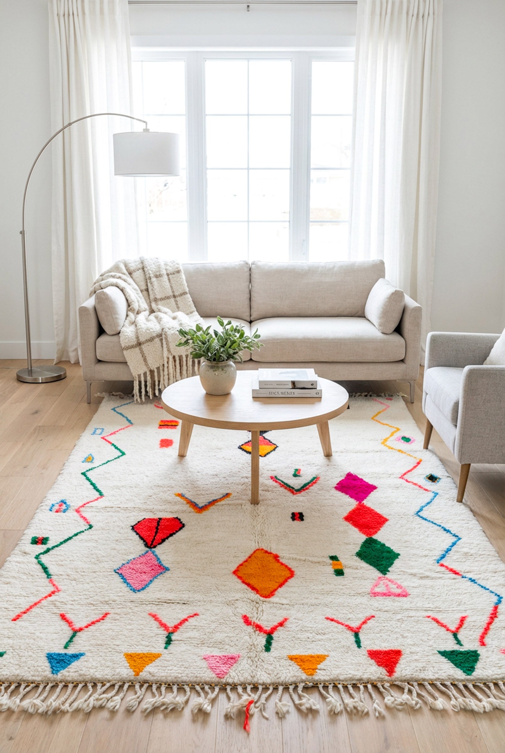 Bunter Berberteppich – Nr. 1365