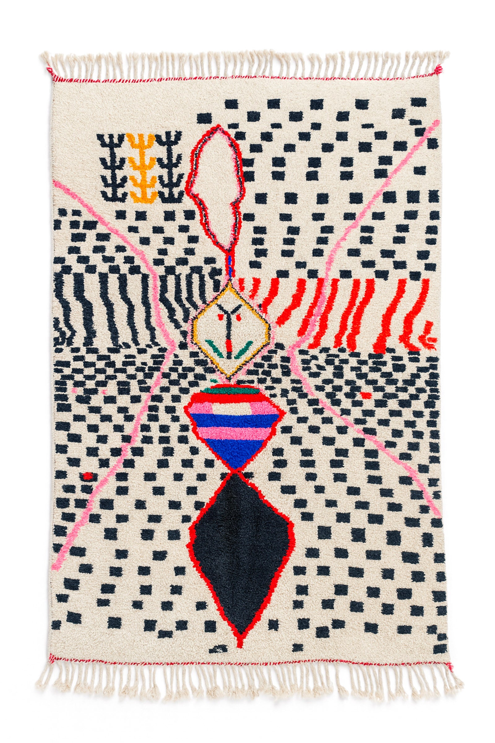 Tapis berbère coloré 164 x 280 cm - n°1397