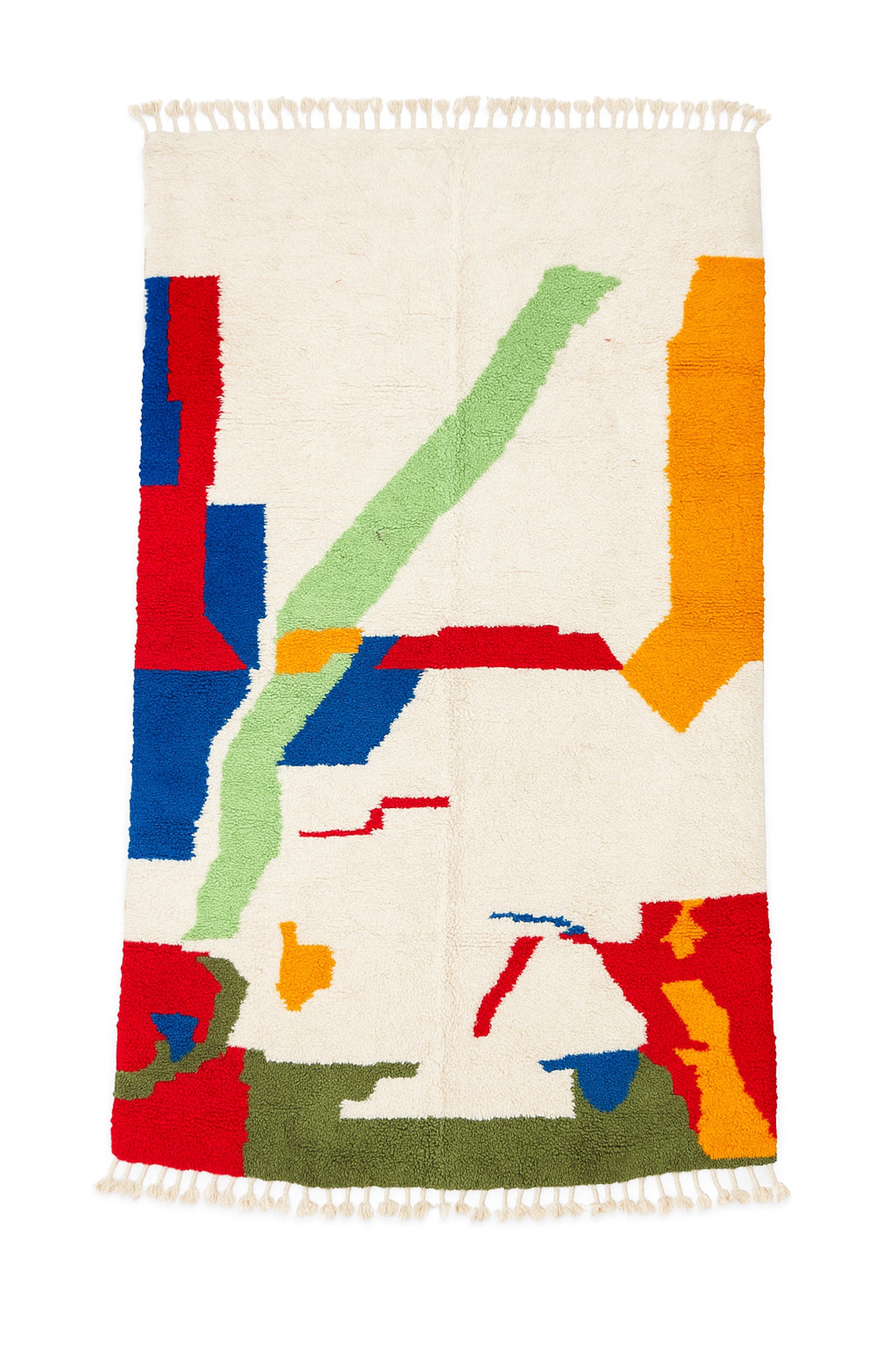 Colorful Berber Rug 153 x 274 cm / 5.0 x 9.0 ft - n°1493