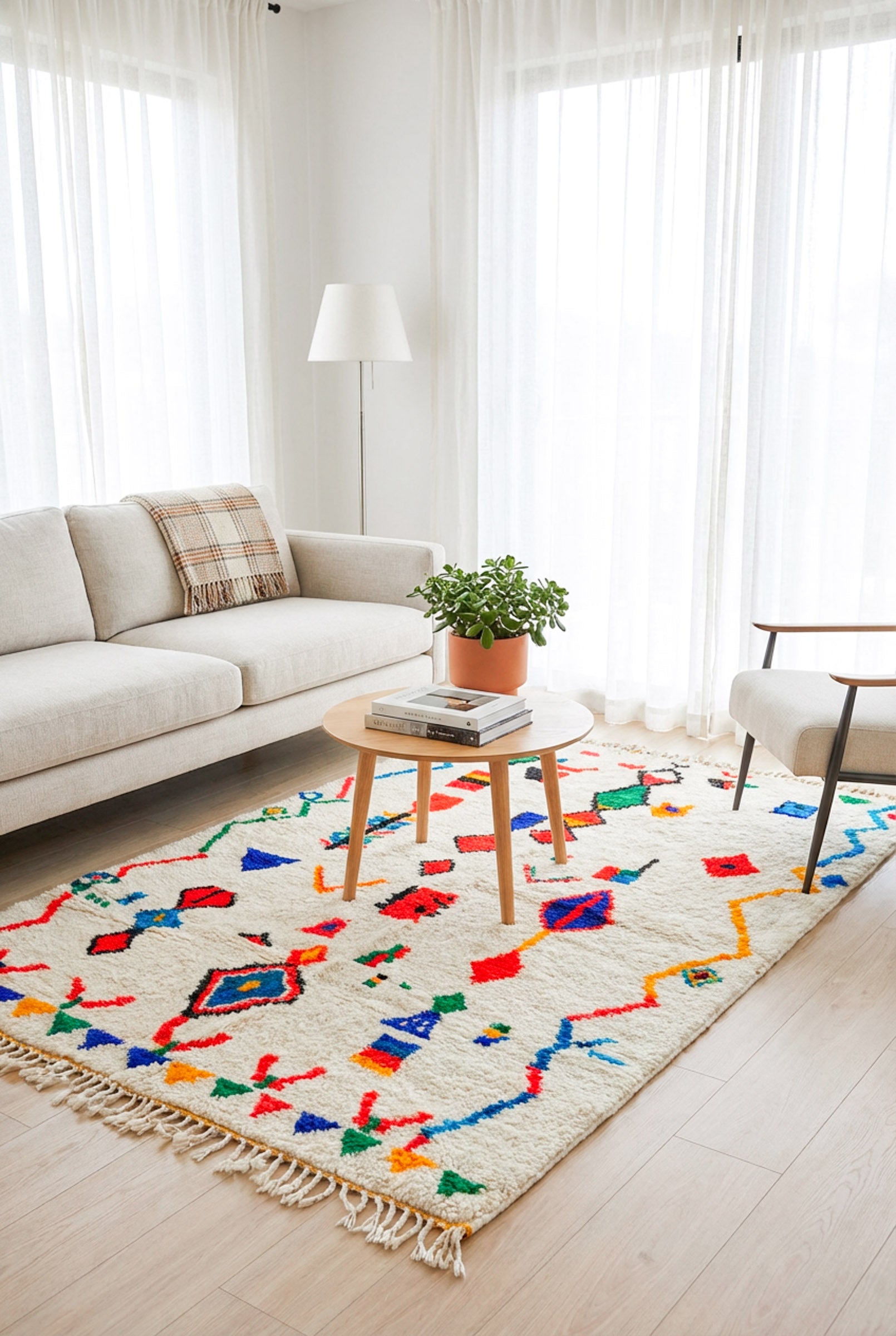 Bunter Berberteppich – Nr. 1506